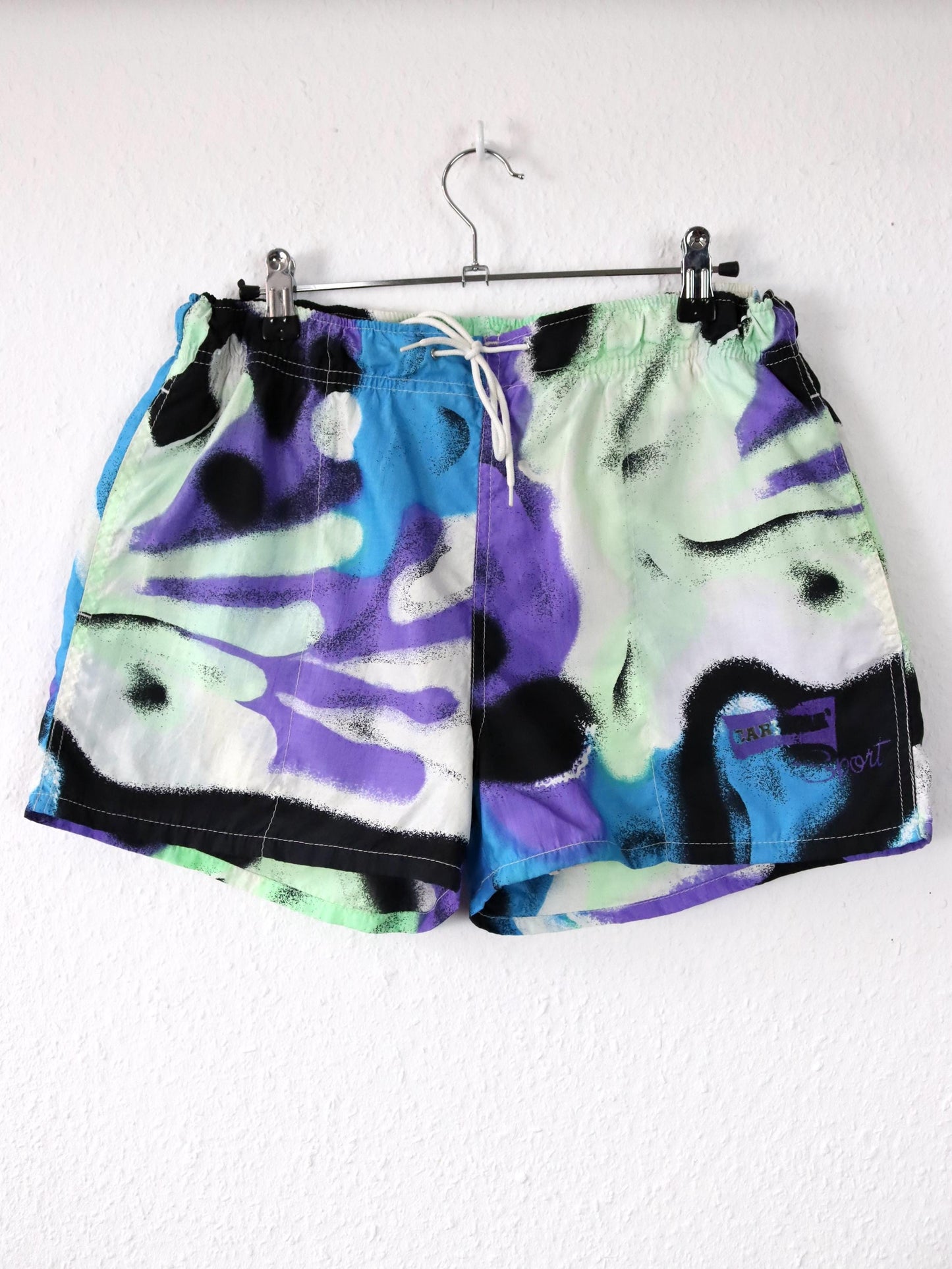Vintage 80s 90s CARRERA shorts shorts crazy pattern L