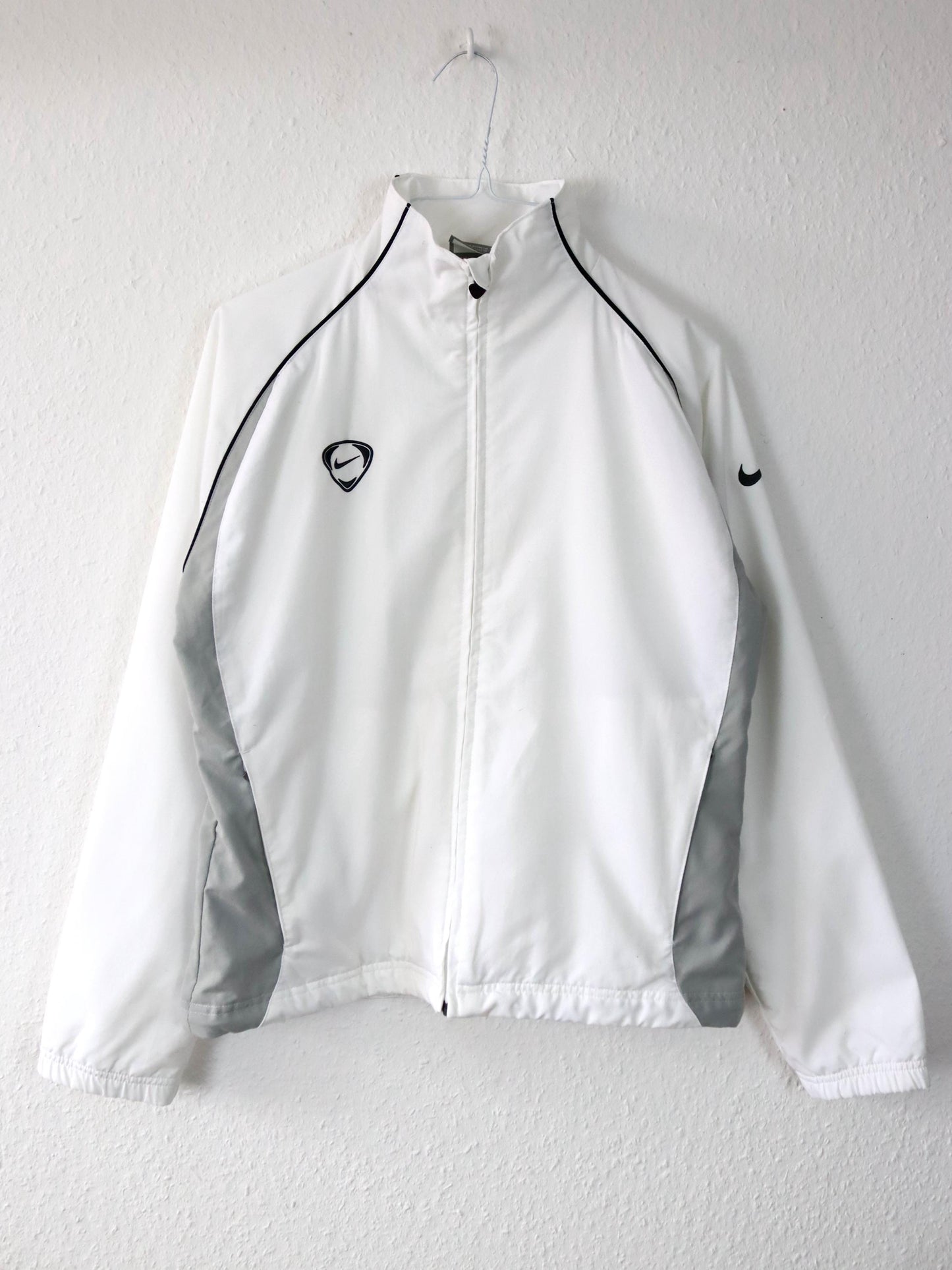 Vintage 90s 00s Y2k NIKE ACG track jacket stand-up collar white S