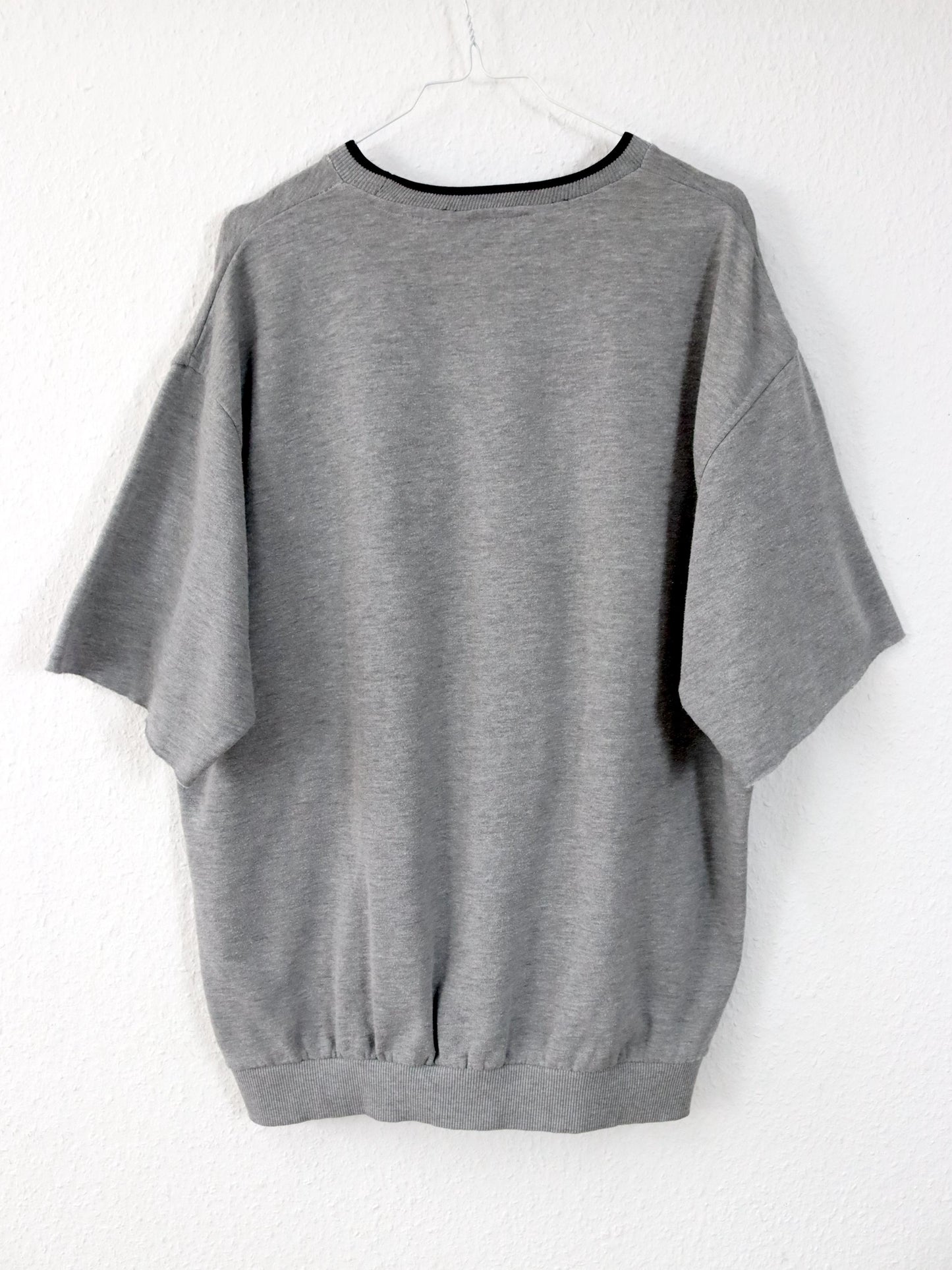 Vintage 80s 90s FILA sweatshirt shirt short sleeve grey L