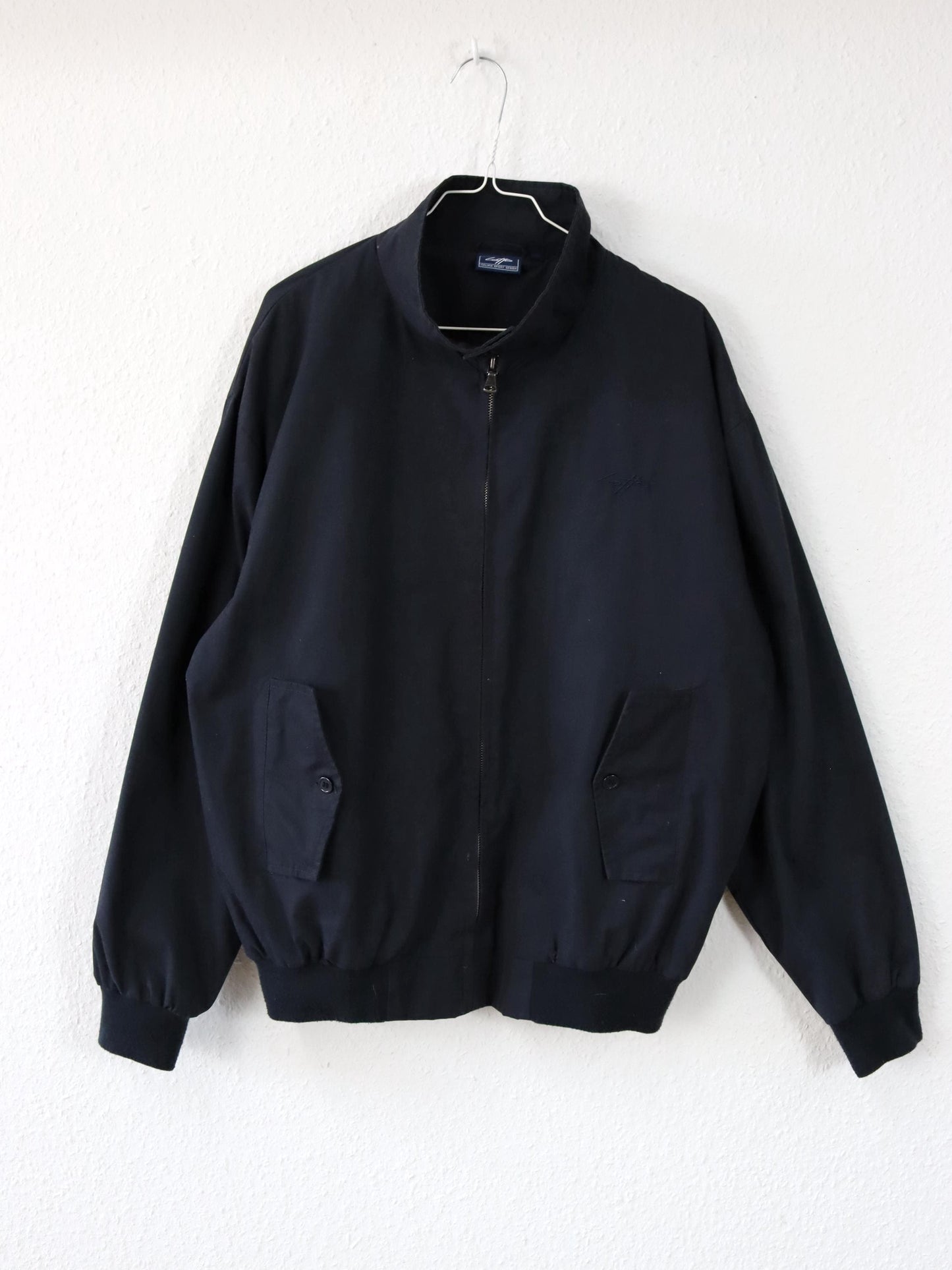 Vintage 80s 90s LOTTO Blouson Bomber Jacket dark blue XL