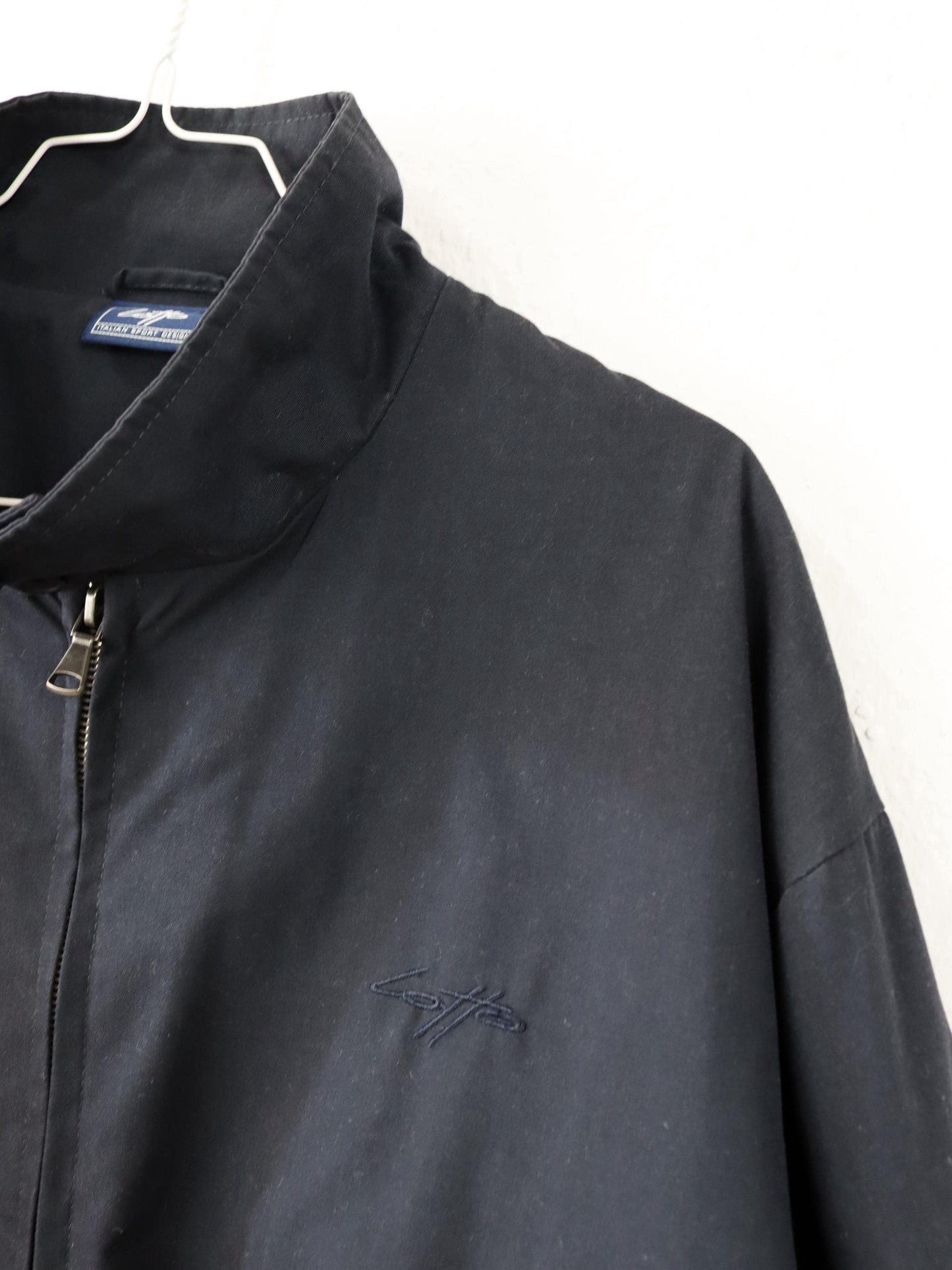 Vintage 80s 90s LOTTO Blouson Bomber Jacket dark blue XL