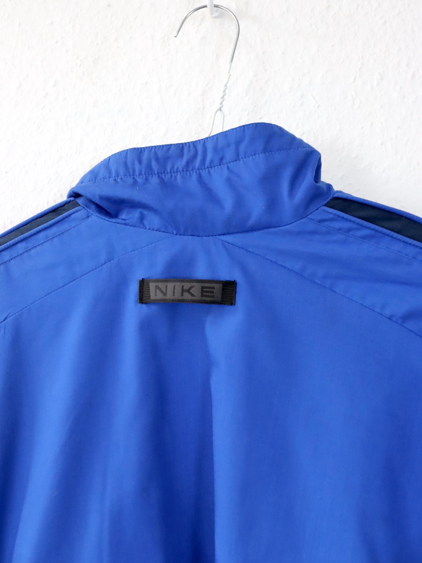 Vintage 80s 90s Y2k NIKE tracksuit jacket stand-up collar jacket double layer blue L