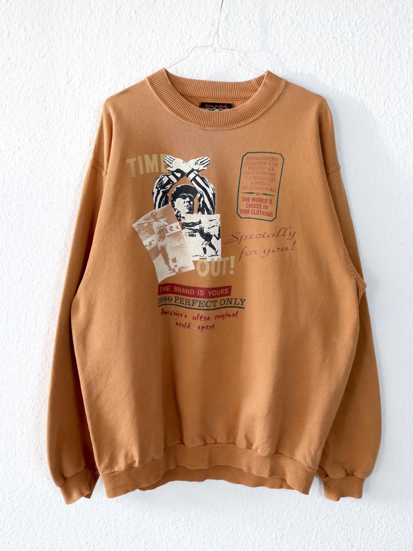Vintage 80s 90s GMF Sweatshirt Pullover Print L
