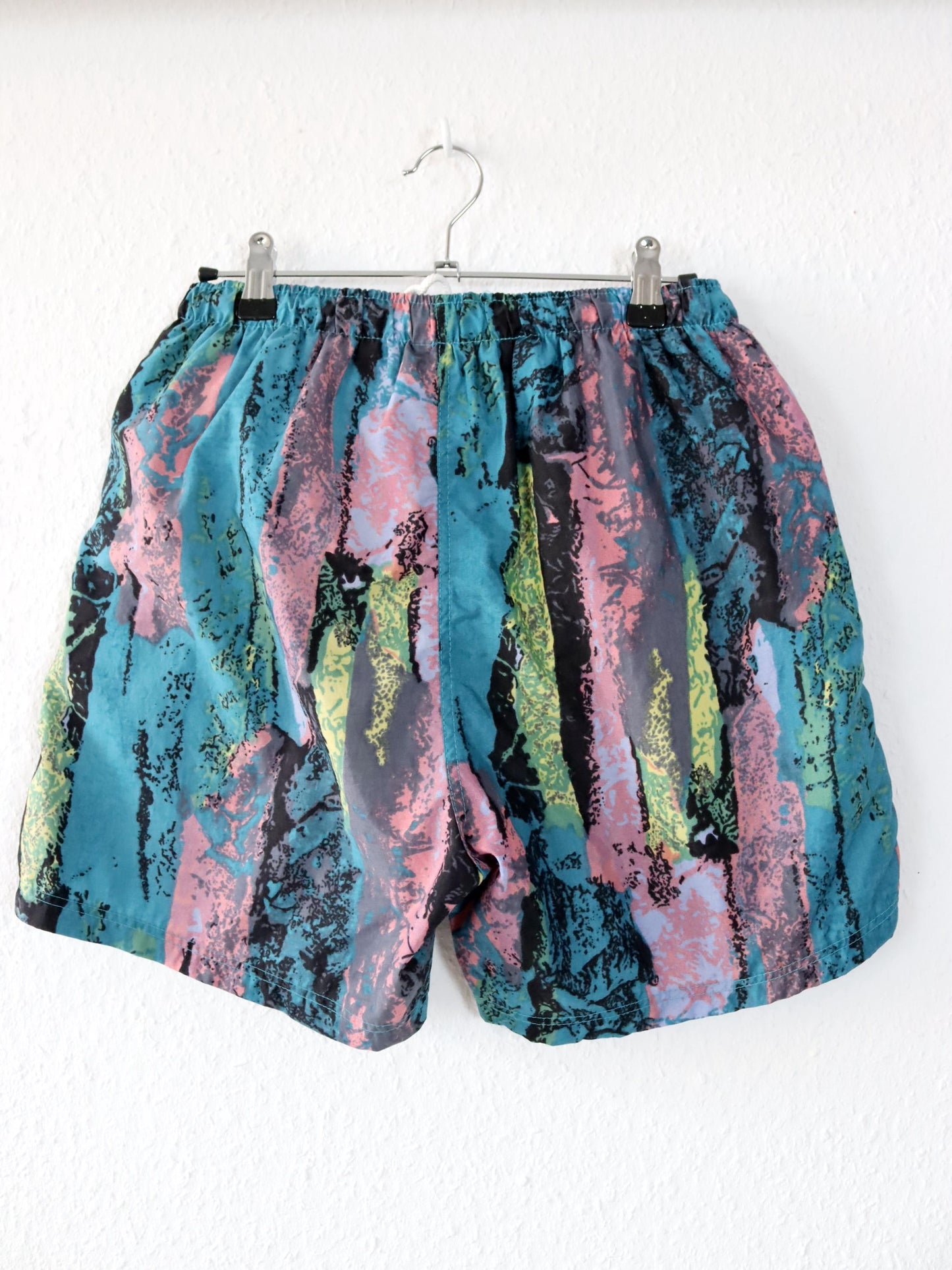Vintage 80s 90s ERBACHER shorts short pants crazy pattern M