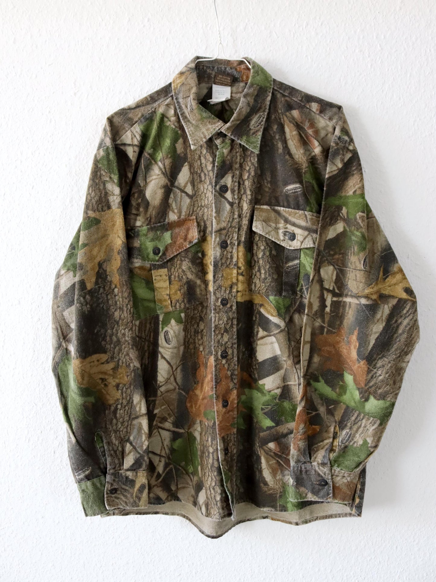 Vintage 80s 90s RANGER Realtree flannel shirt heavy cotton XL