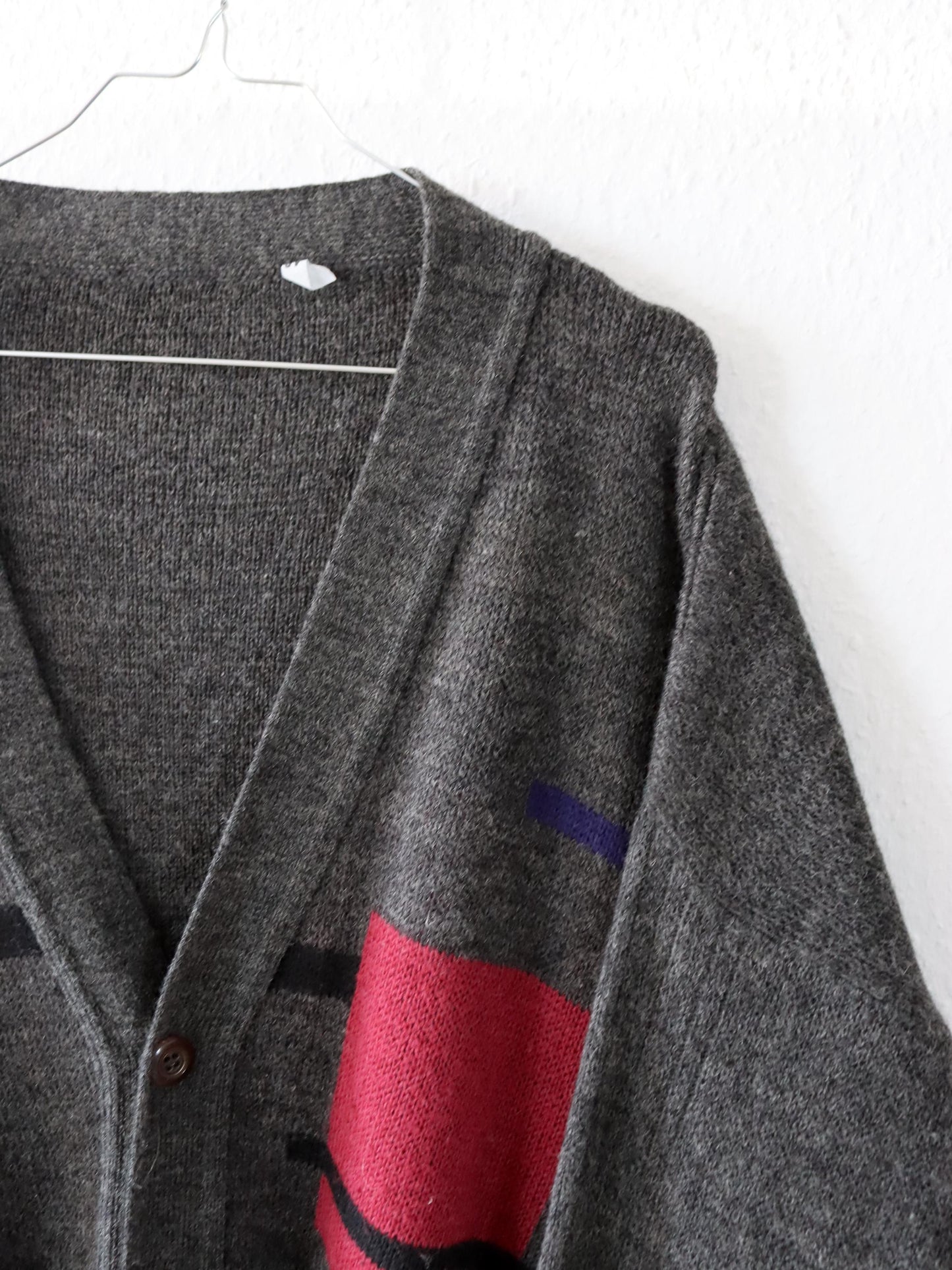 Vintage 80er 90er Wollcardigan Cardigan Strickjacke Wolle 46 S