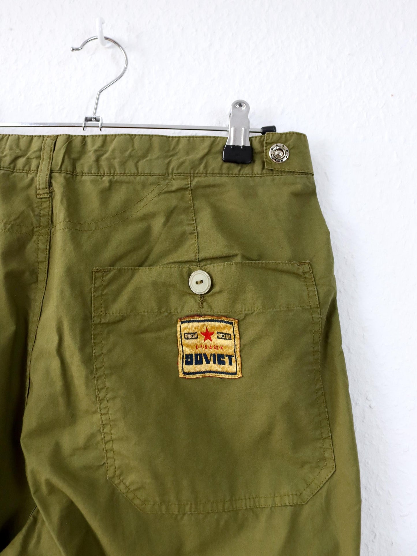 Vintage 80s 90s SOVIET Pants Baggy Pants khaki W34
