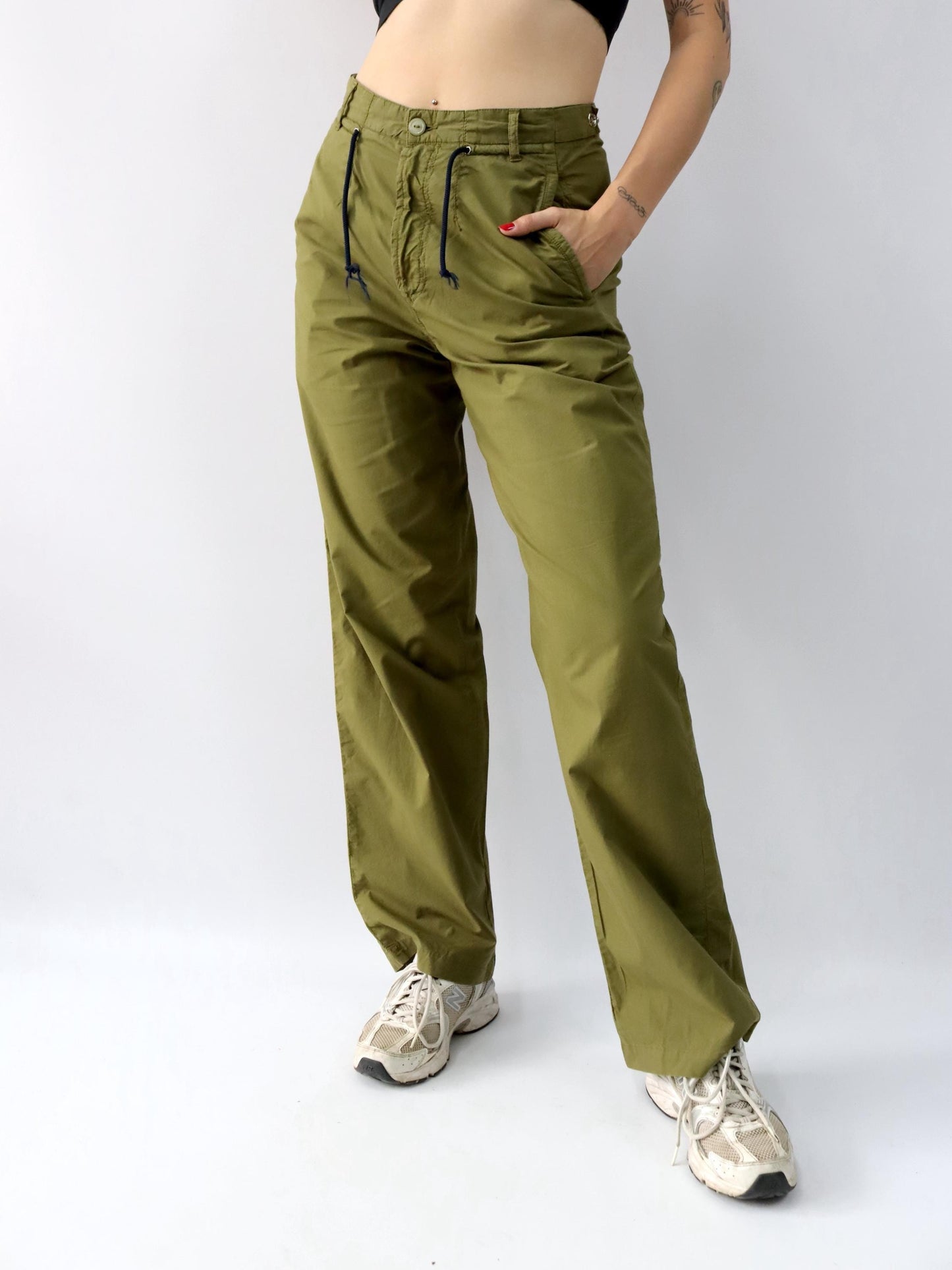 Vintage 80s 90s SOVIET Pants Baggy Pants khaki W34