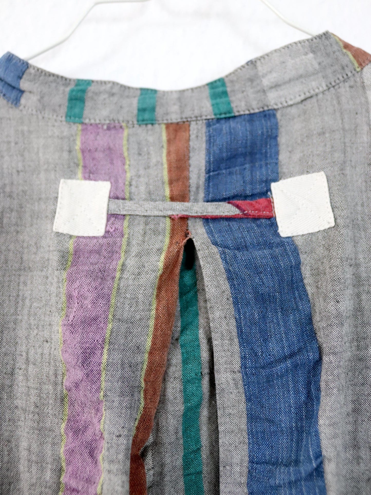 Vintage 80s 90s ANNA GOBBO shirt blouse striped 42