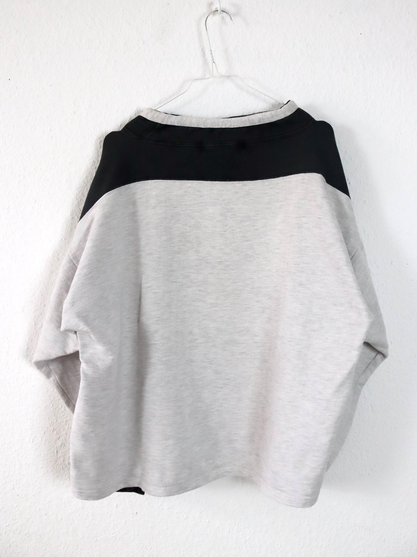 Vintage 80s 90s FEEL FREE sweatshirt pullover gray black print M