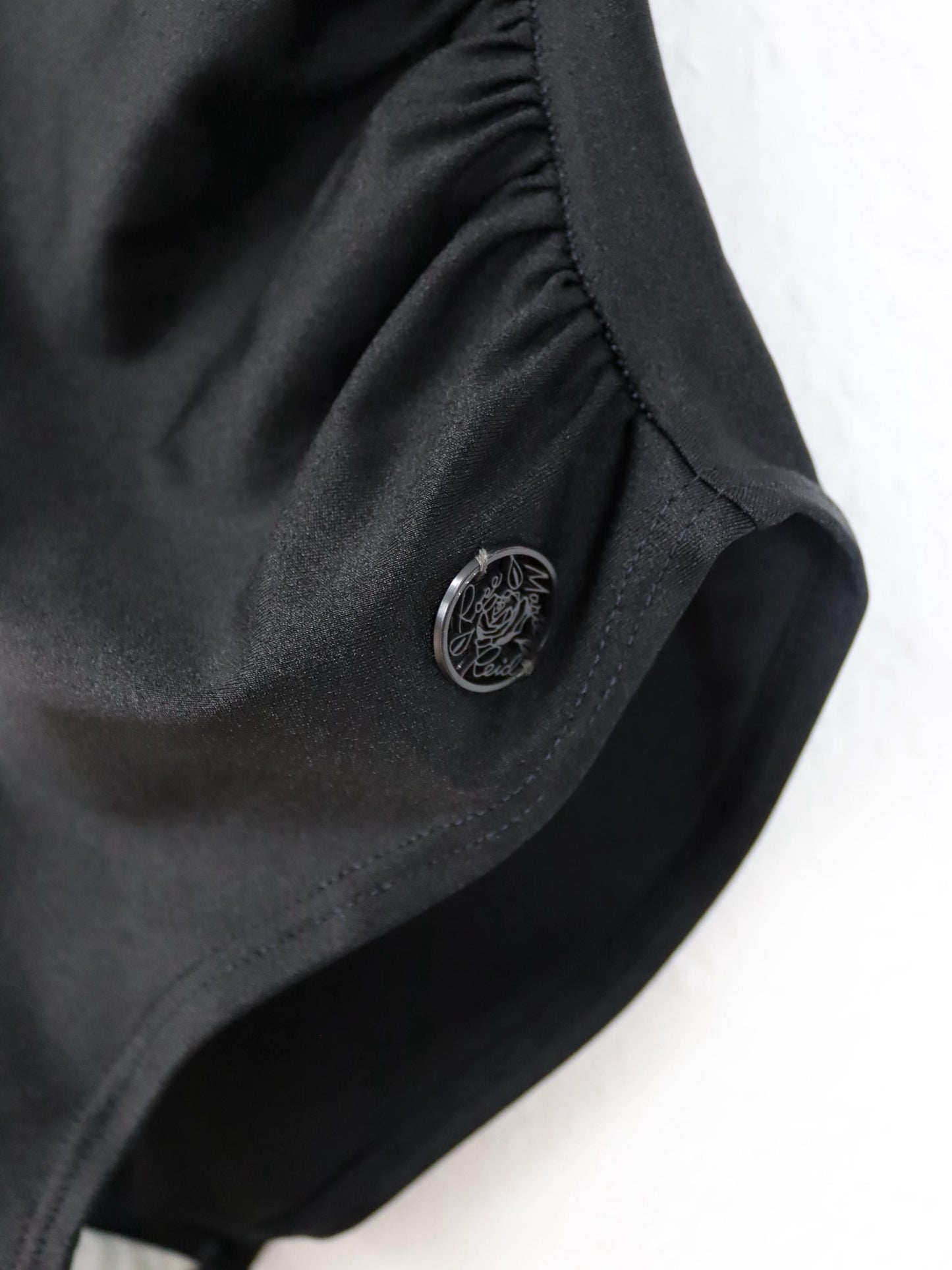 Vintage 80s 90s ROSEMARIE REID bodysuit bandeau black 38