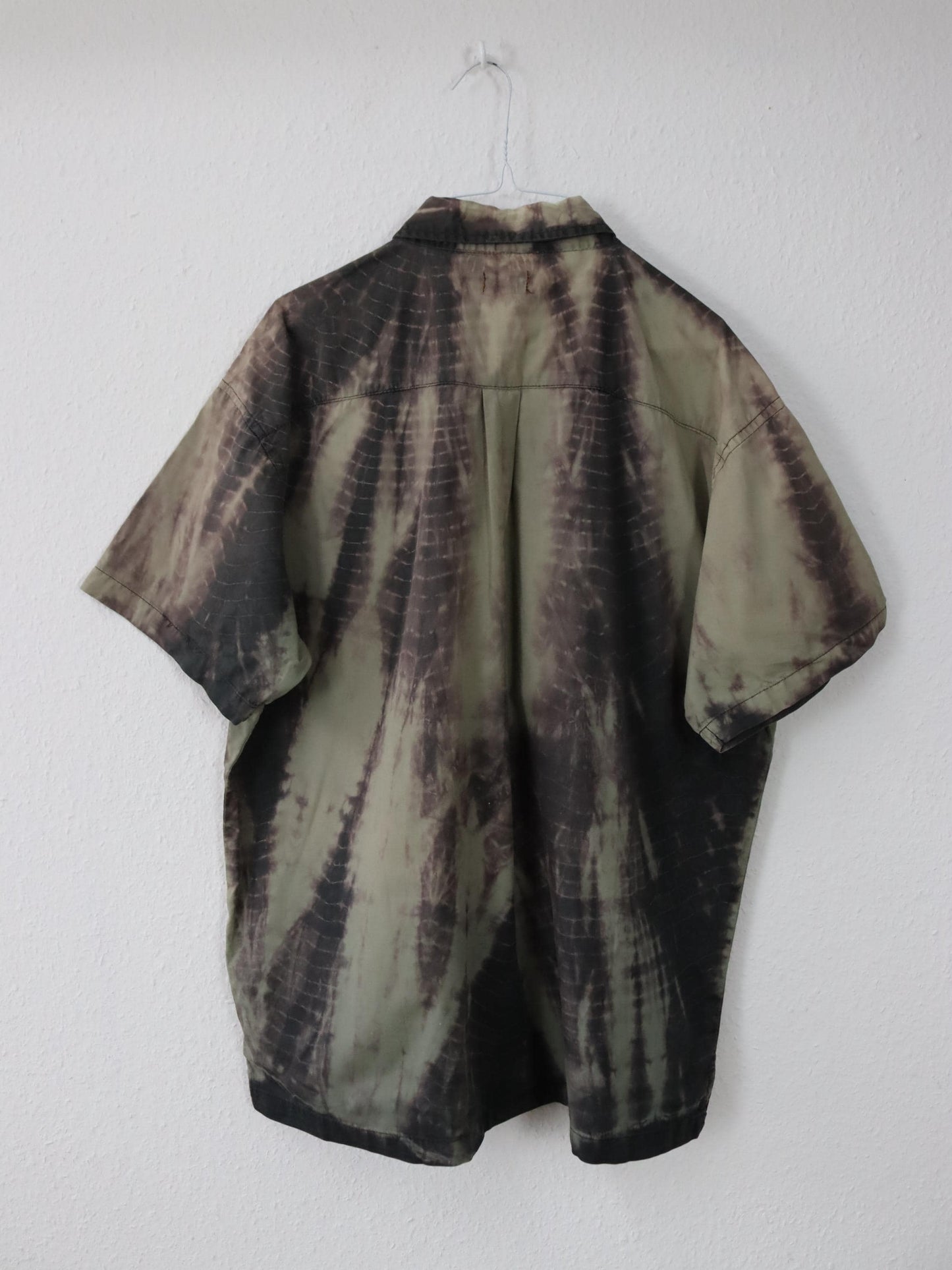 Vintage 80s 90s STANLEY shirt short sleeve batik XL