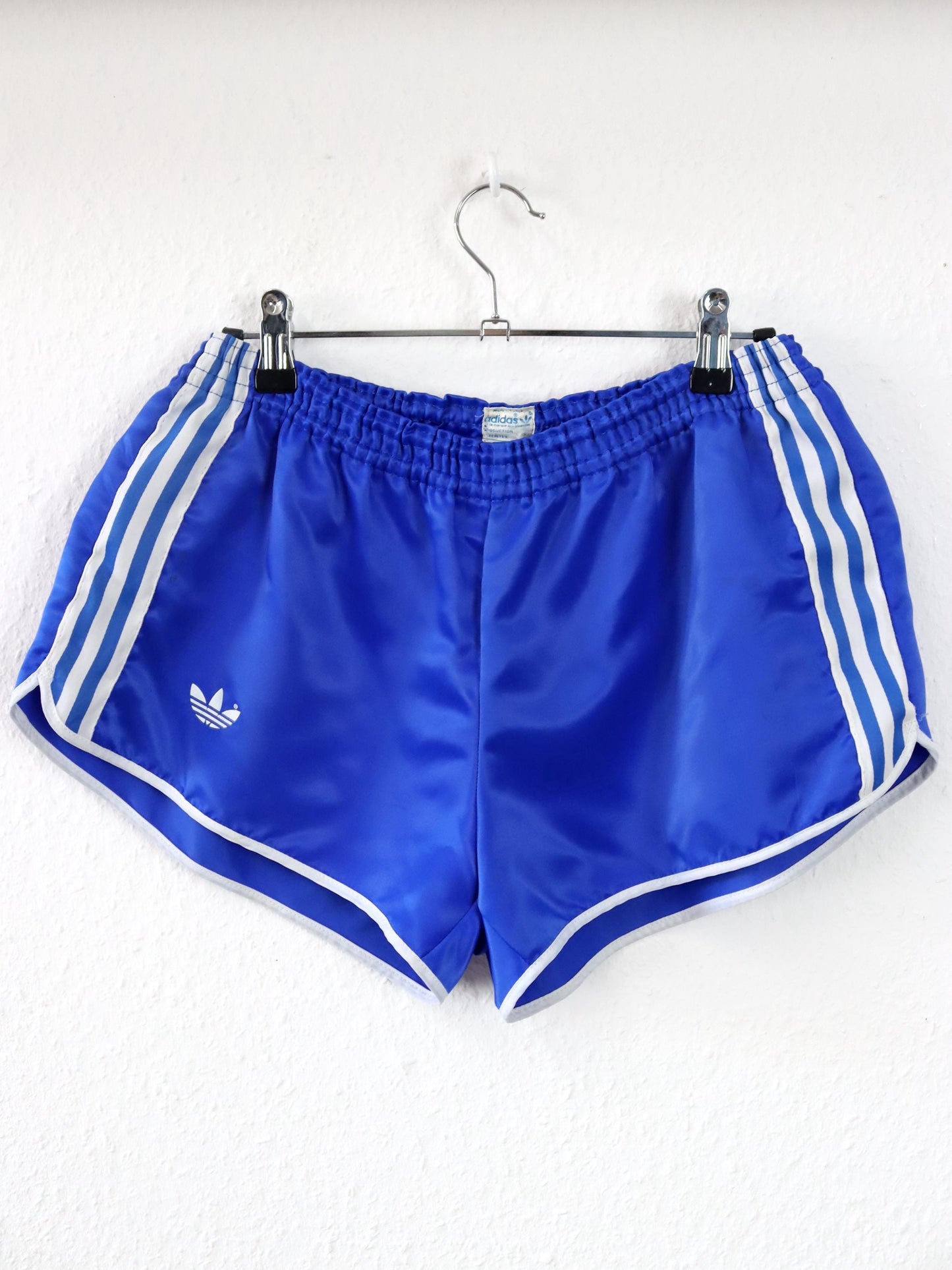 Vintage 70s 80s ADIDAS running shorts blue Made in France M