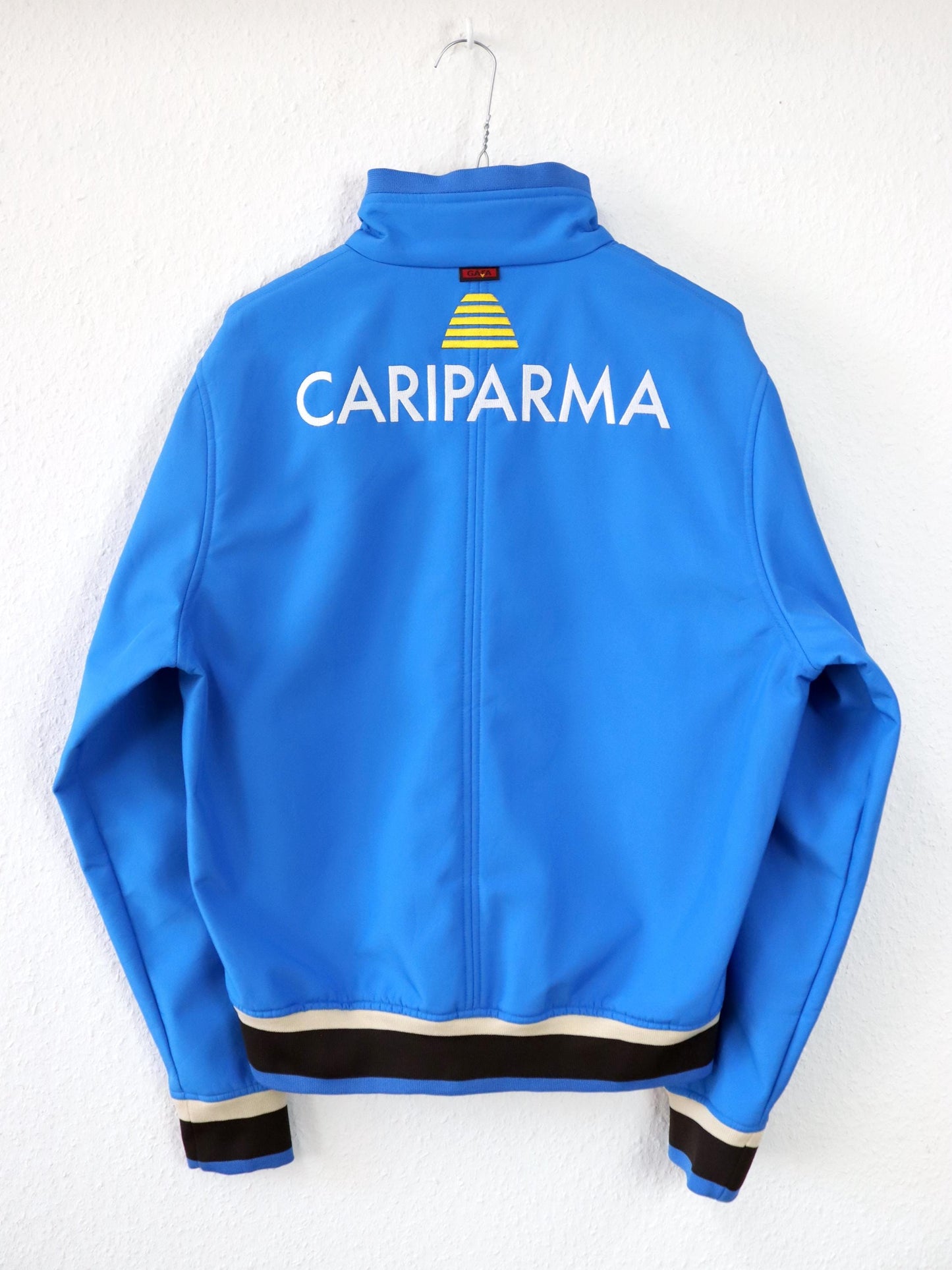 Vintage 90s 00s Y2k KAPPA softshell jacket stand-up collar patches Italy blue M