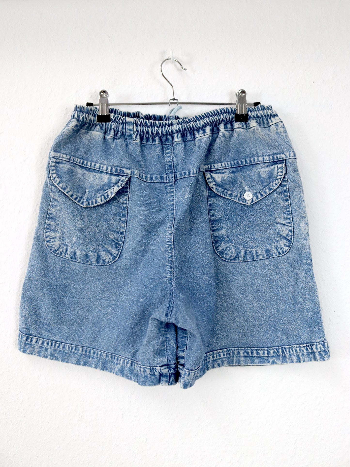 Vintage 80s 90s BENETTON denim shorts stonewashed XL