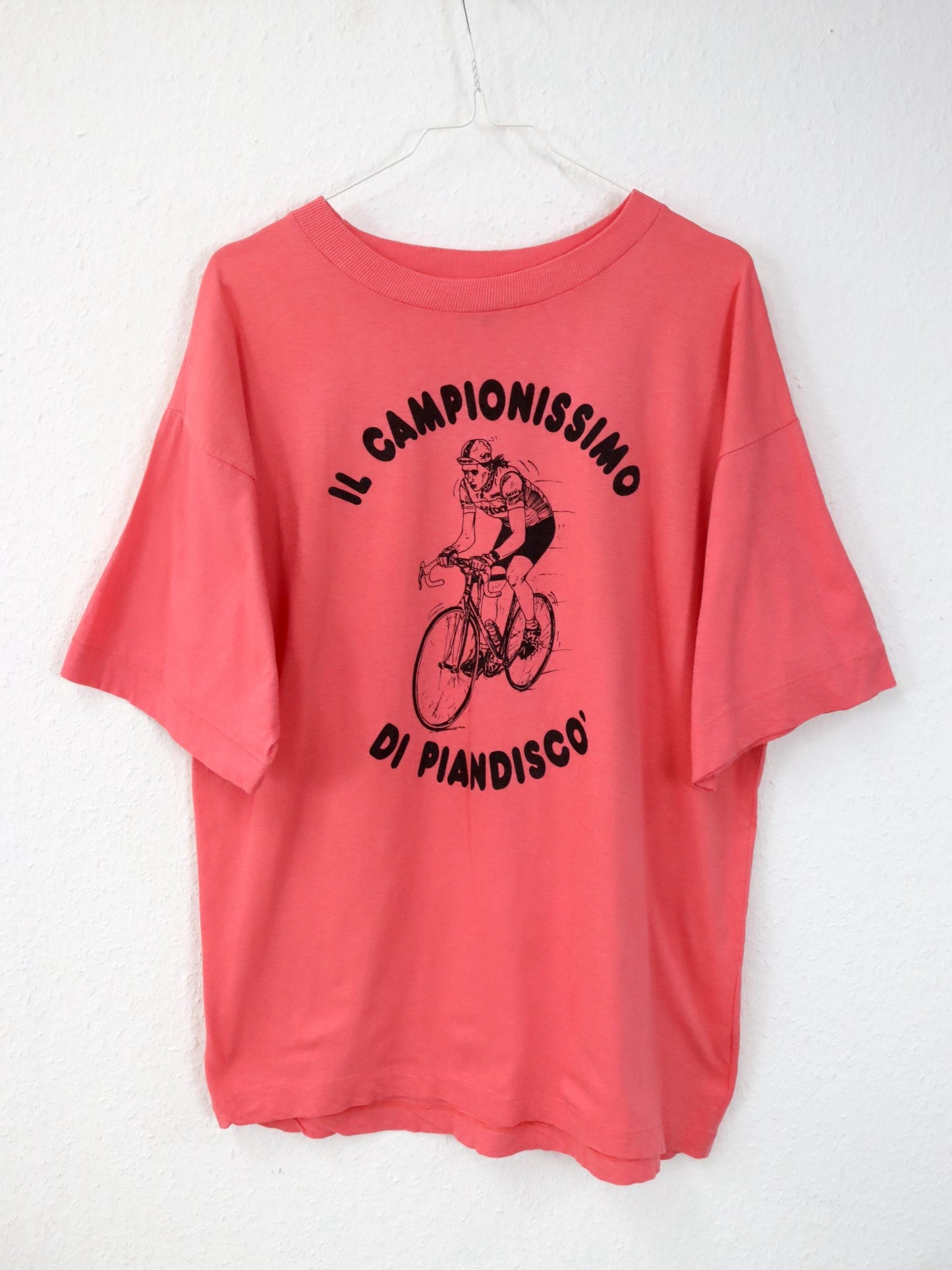 Vintage 80s 90s DOIT T-Shirt short sleeve single stitched print Bike Italy L