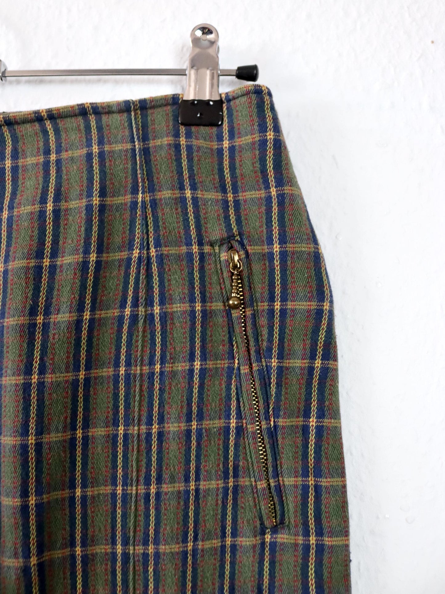 Vintage 80er 90er STEFANEL Steghose high waist Hose kariert 38