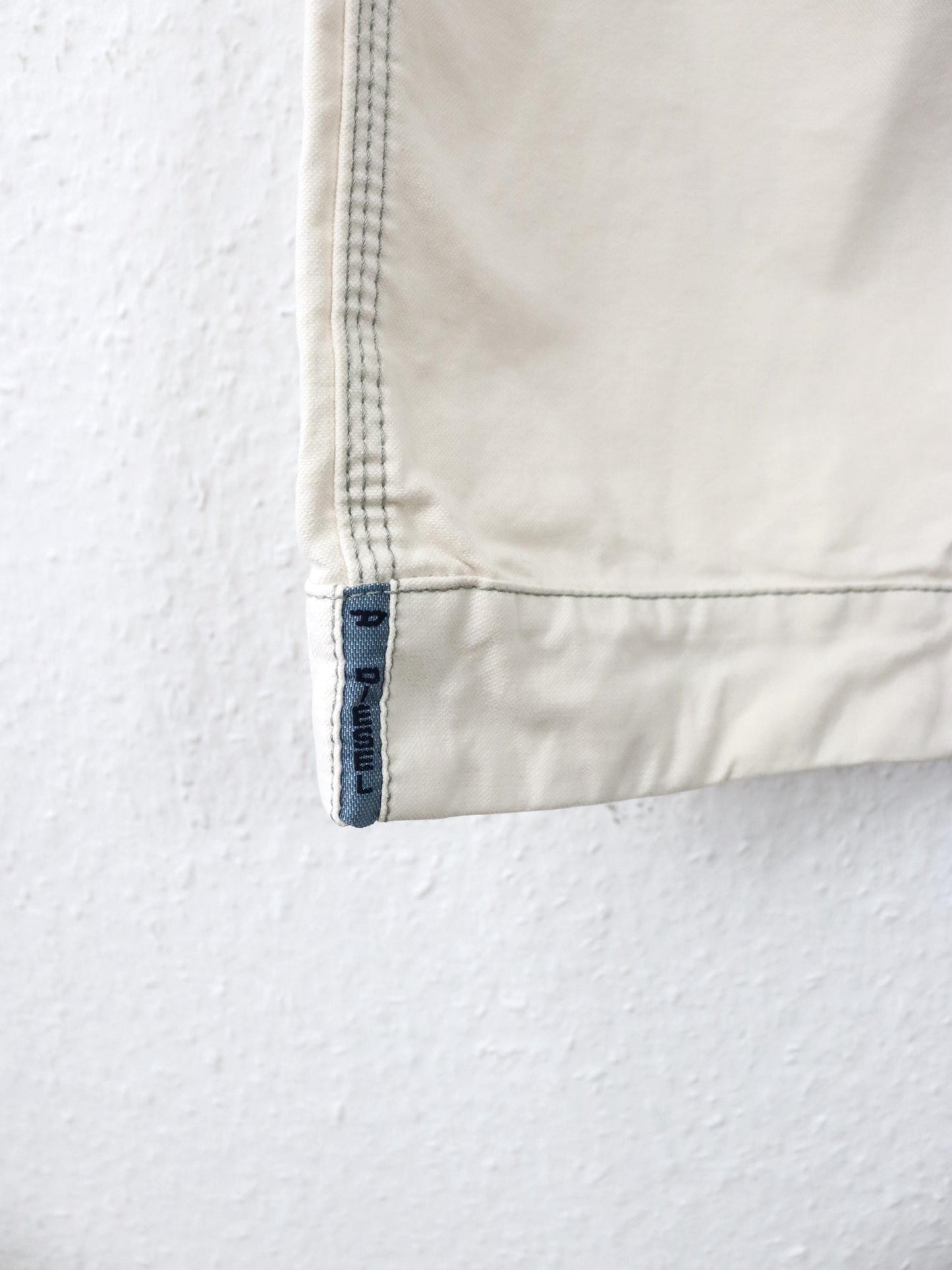 Vintage 80er 90er DIESEL Baggy Parts Jeans Hose weites Bein creme weiß W33