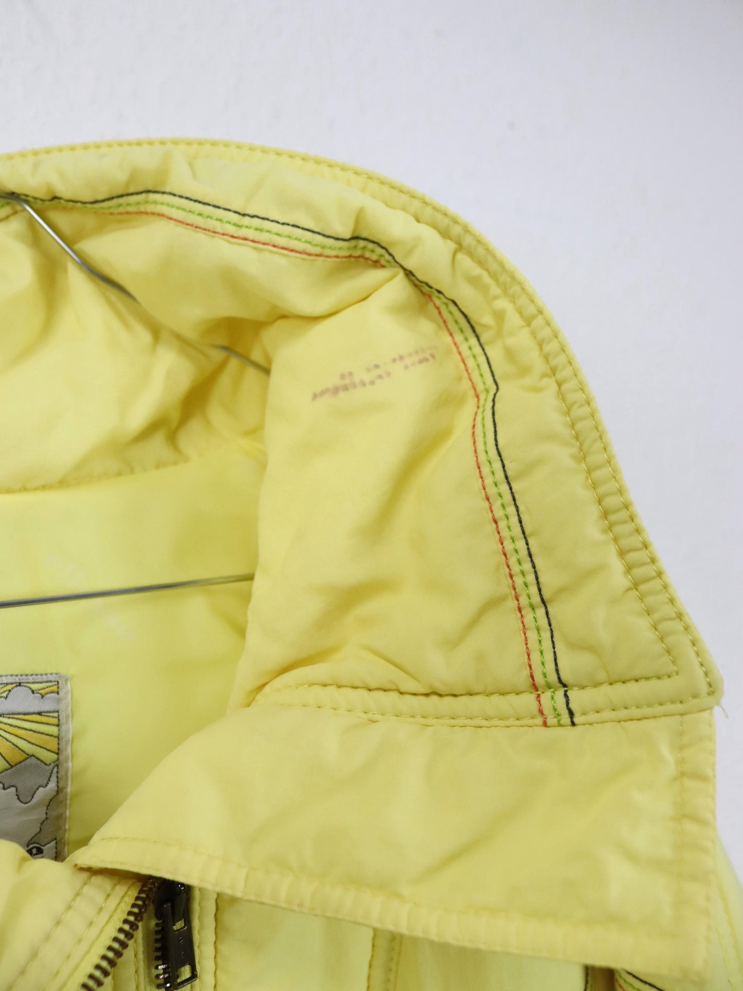 Vintage 80er 90er ELLESSE Skijacke Winterjacke gefüttert gelb XL