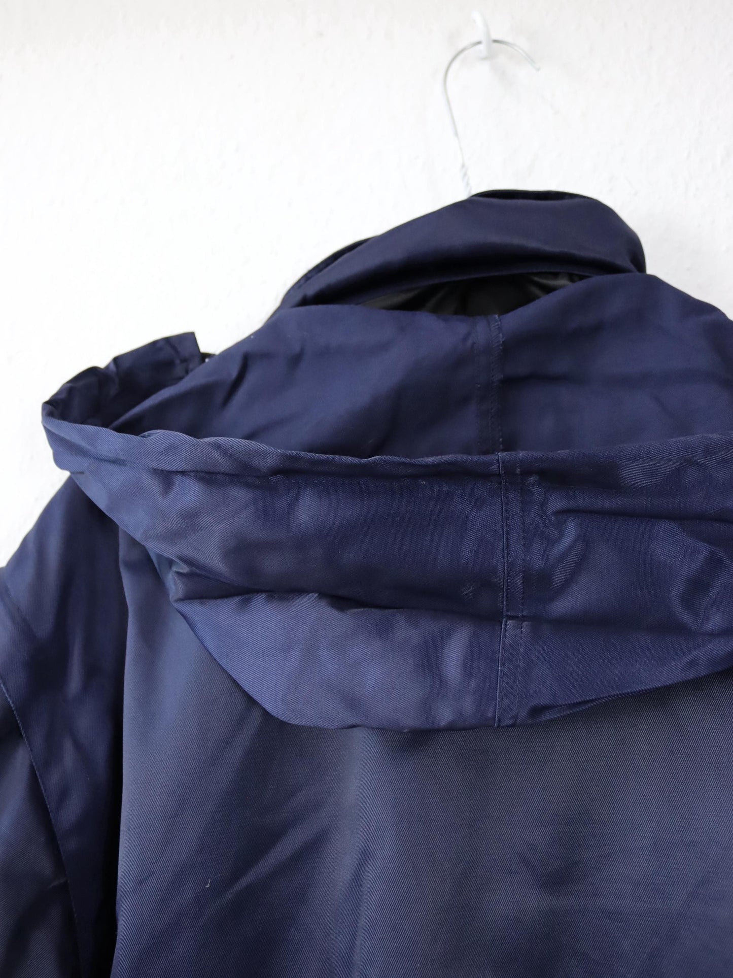 Vintage 80er 90er 2in1 Workwear Jacke Winterjacke gefüttert Weste dunkelblau Bomberjacke 52 L/XL