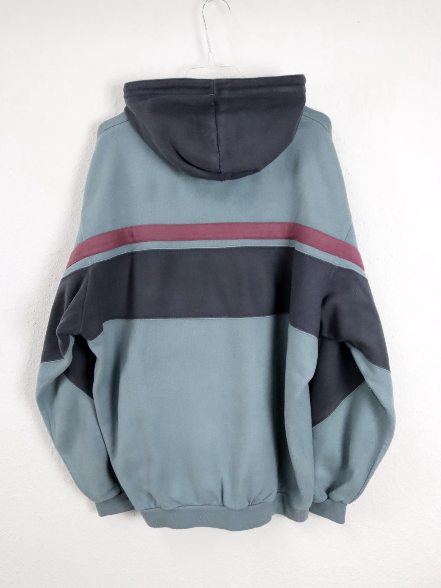 Vintage 80s 90s LOTTO Hoodie Pullover Sweatshirt Embroidery L