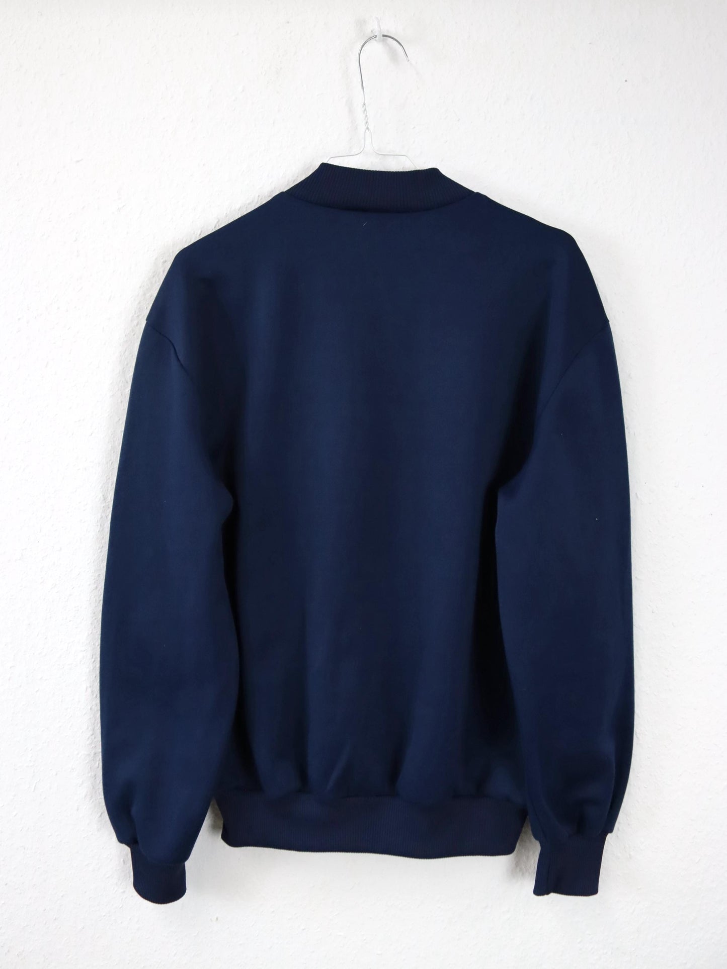 Vintage 80s 90s ADIDAS Track Jacket dark blue white D6 M