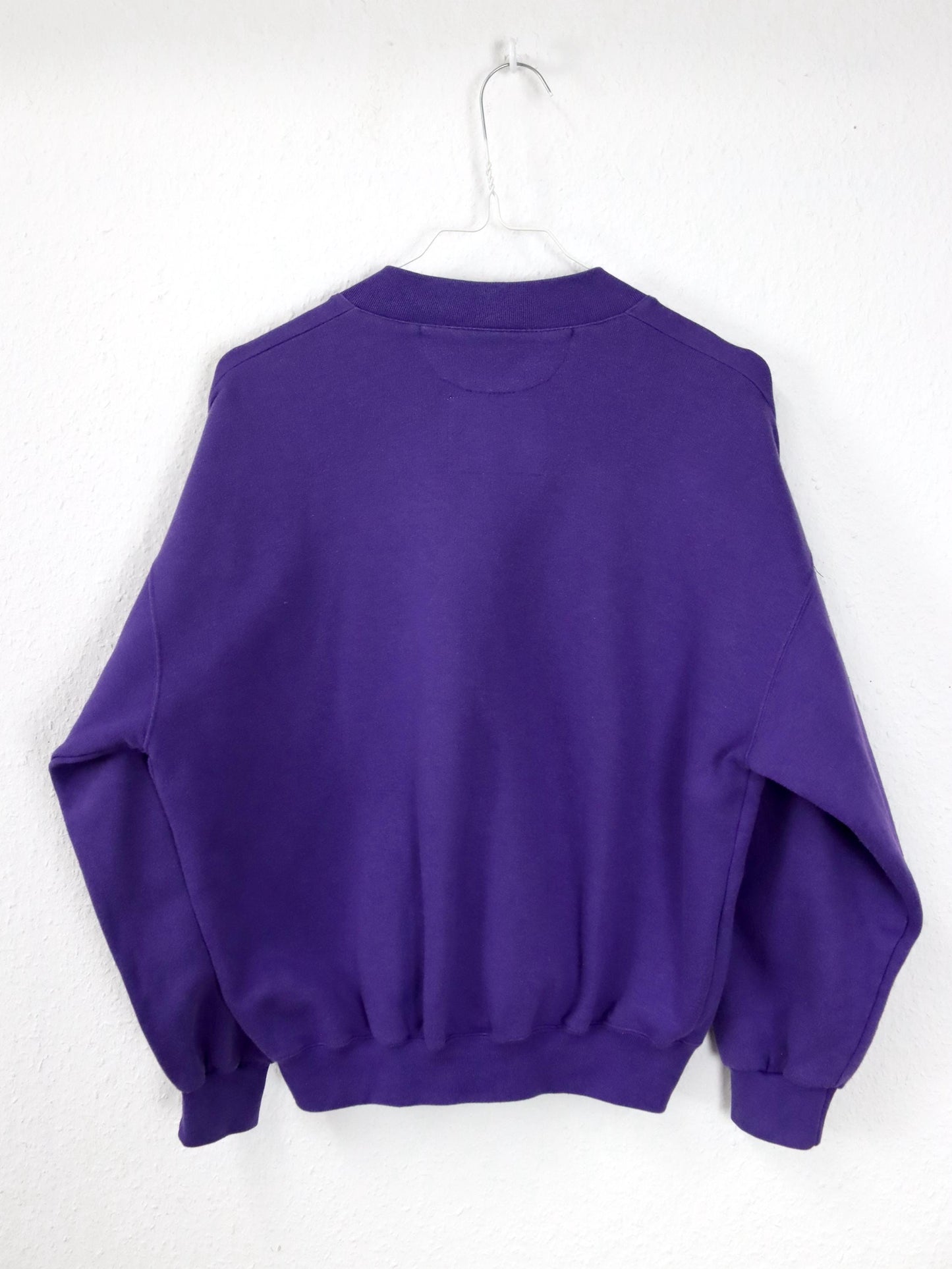 Vintage 80er 90er CHAMPION Cardigan Lila Jacke S