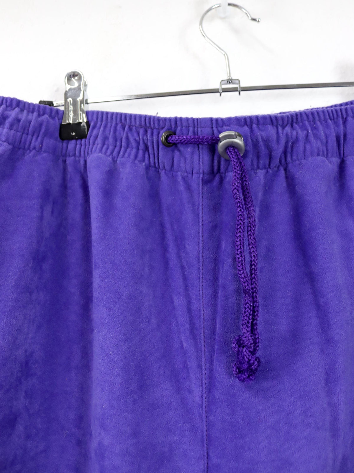 Vintage 80s 90s MCKEES Joggers Tracksuit Bottoms Baggy Pants Velvet Purple XL