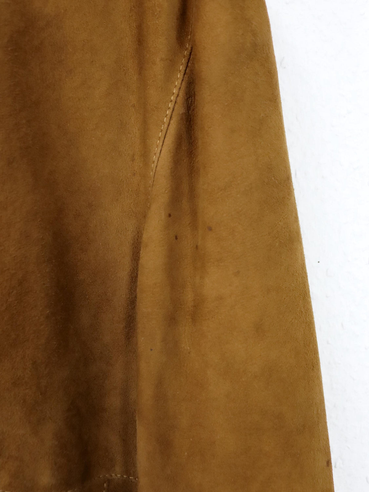 Vintage 80er 90er VERA PELLE Wildlederjacke Jacke braun Leder Bomberjacke 50 L