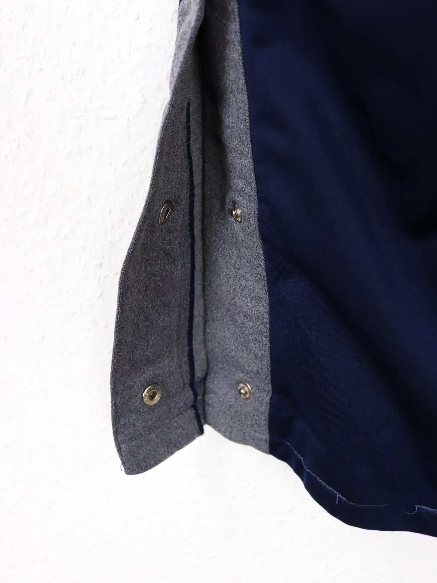 Vintage 80s 90s LOTTO Tracksuit Bottoms Dark Blue Yellow Grey 48 S/M