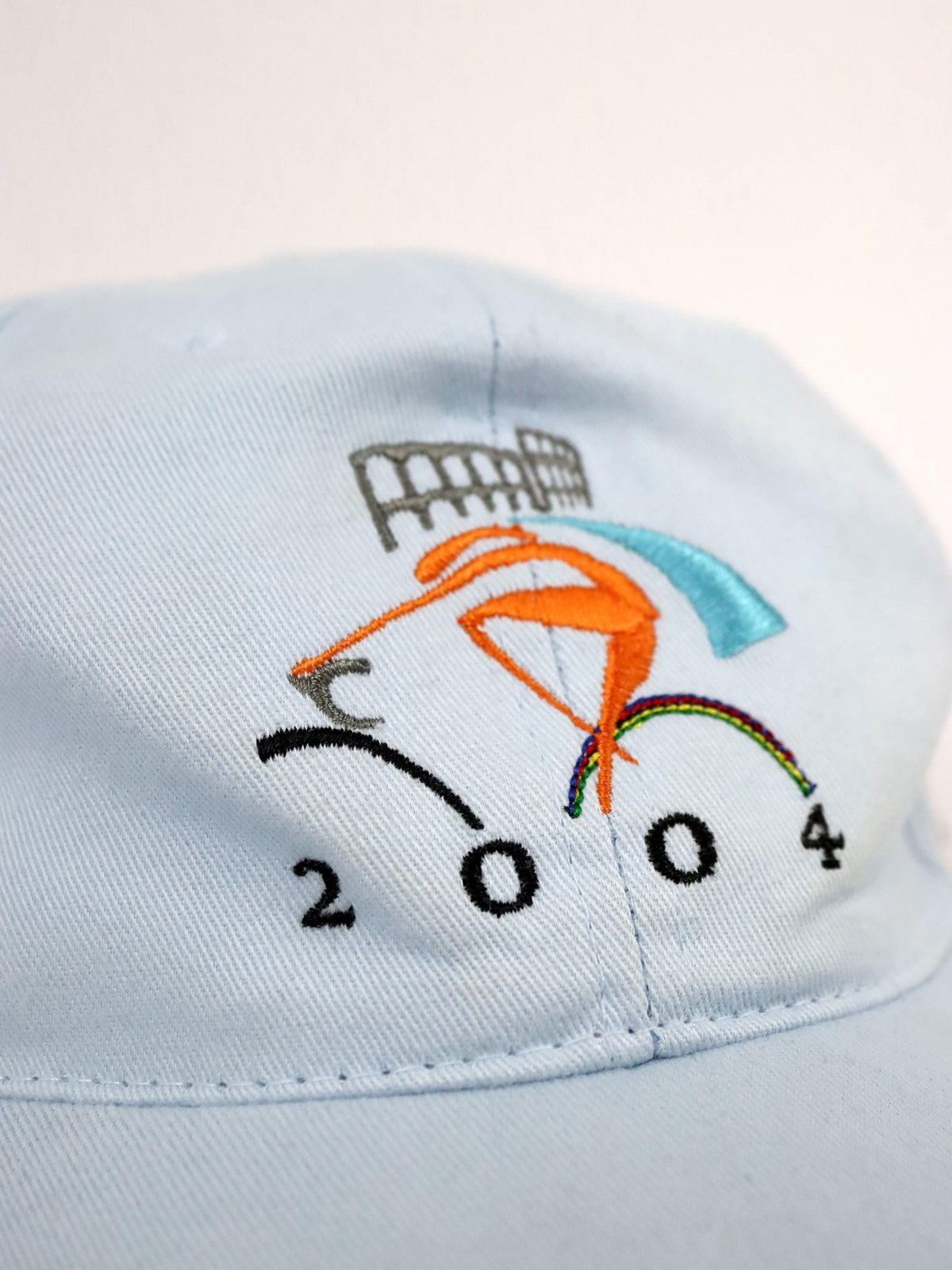 Vintage 90er 00er Y2k N.C.P. Merchandise Cap Mütze blau schwarz WM Cycling 2004 Verona Bardolino One size
