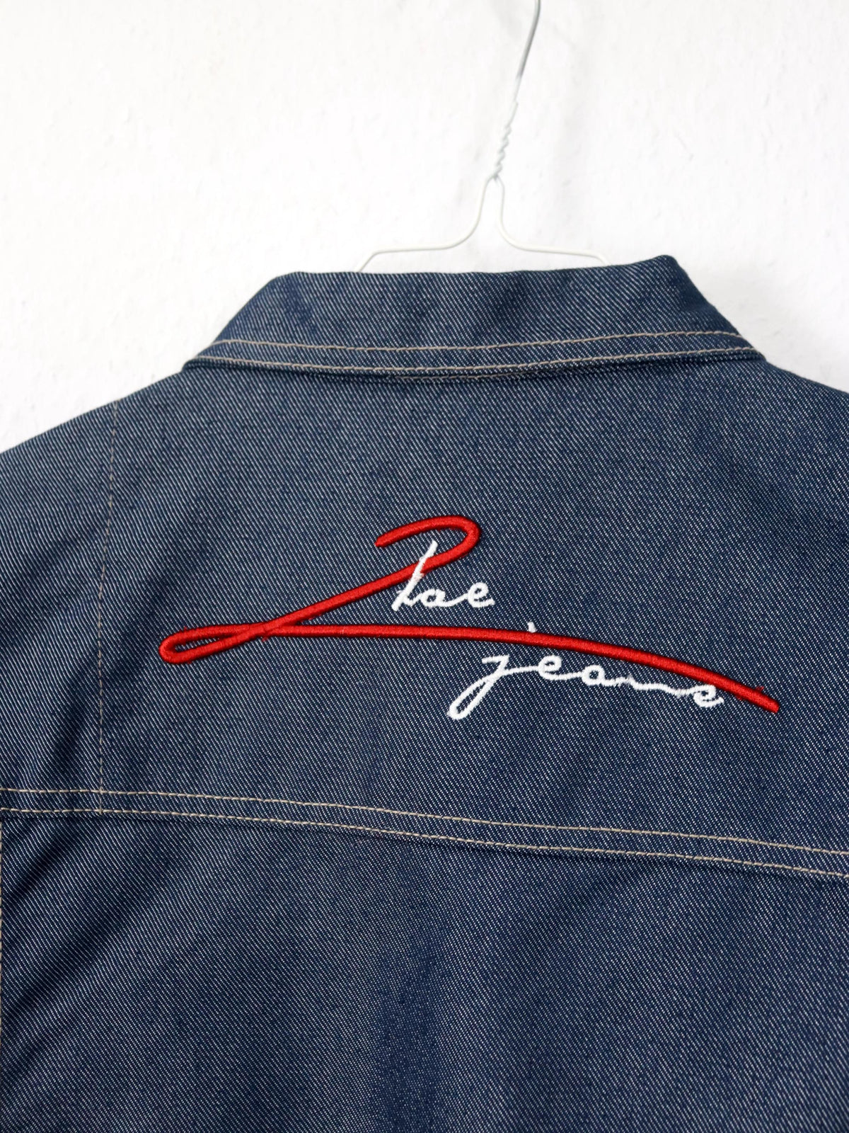 Vintage 90er 00er Y2k 2PAC the Collection by J.C. Design Jeansjacke indigo metal deadstock S