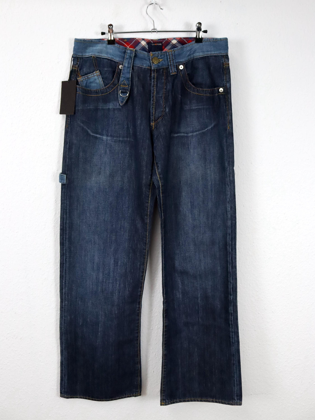 Vintage 90s 00s Y2k ENERGIE Baggy Jeans Straight Leg Deadstock W34