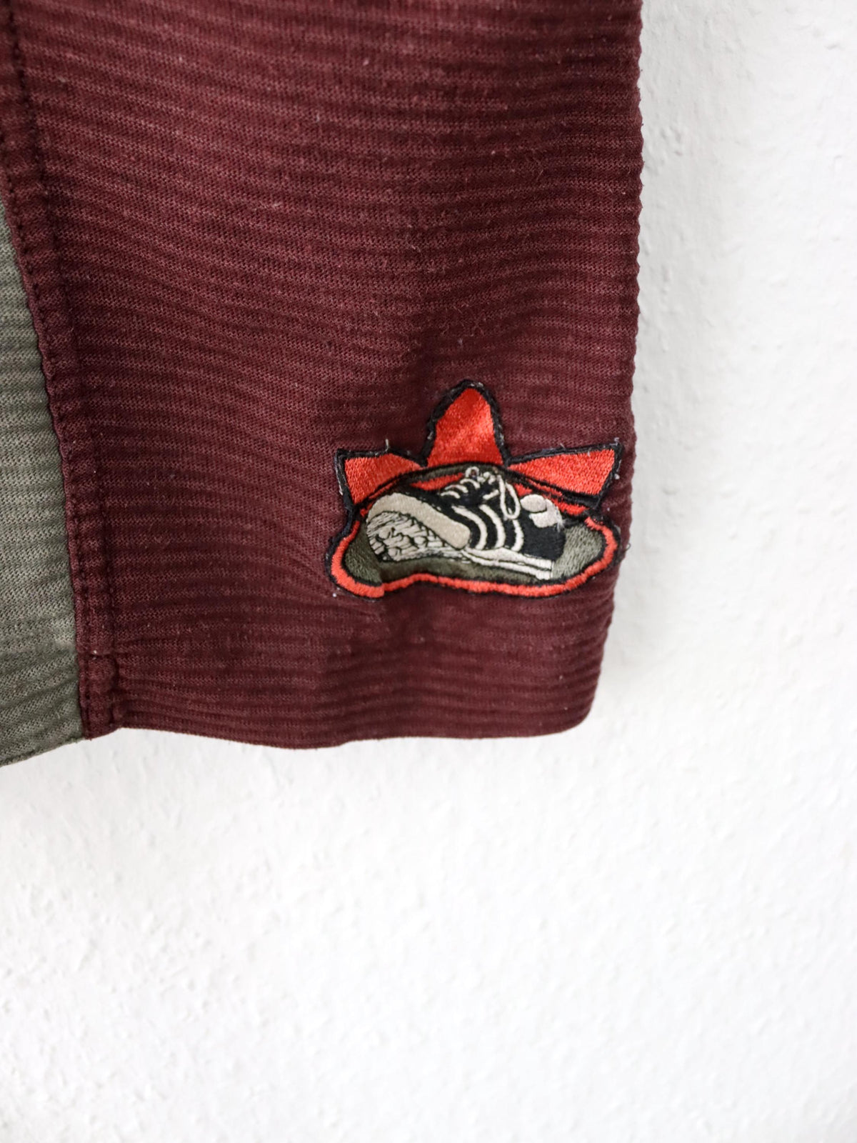 Vintage 80er 90er ADIDAS Poloshirt T-Shirt Reißverschluss Patch 164 S
