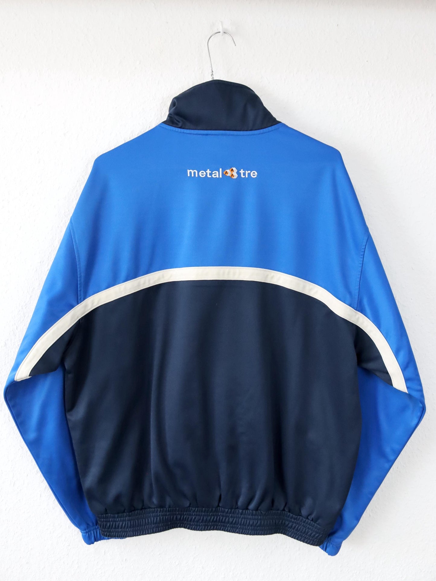Vintage 00er Y2k ASICS Sweatshirt Pullover blau Ponterrese 2004 M