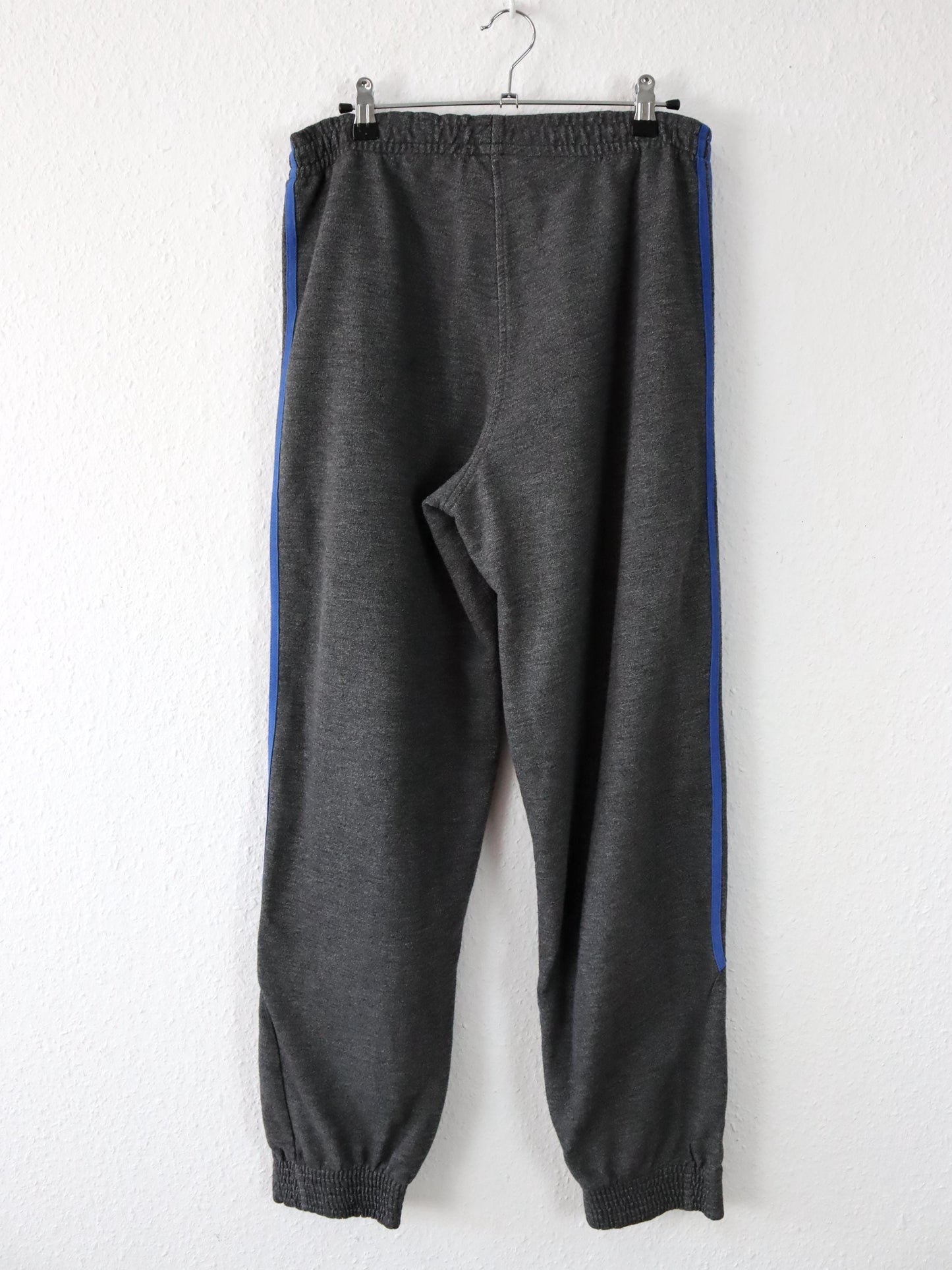 Vintage 80s 90s ADIDAS Track Pants Jogging Pants Heather Gray Blue D6 M
