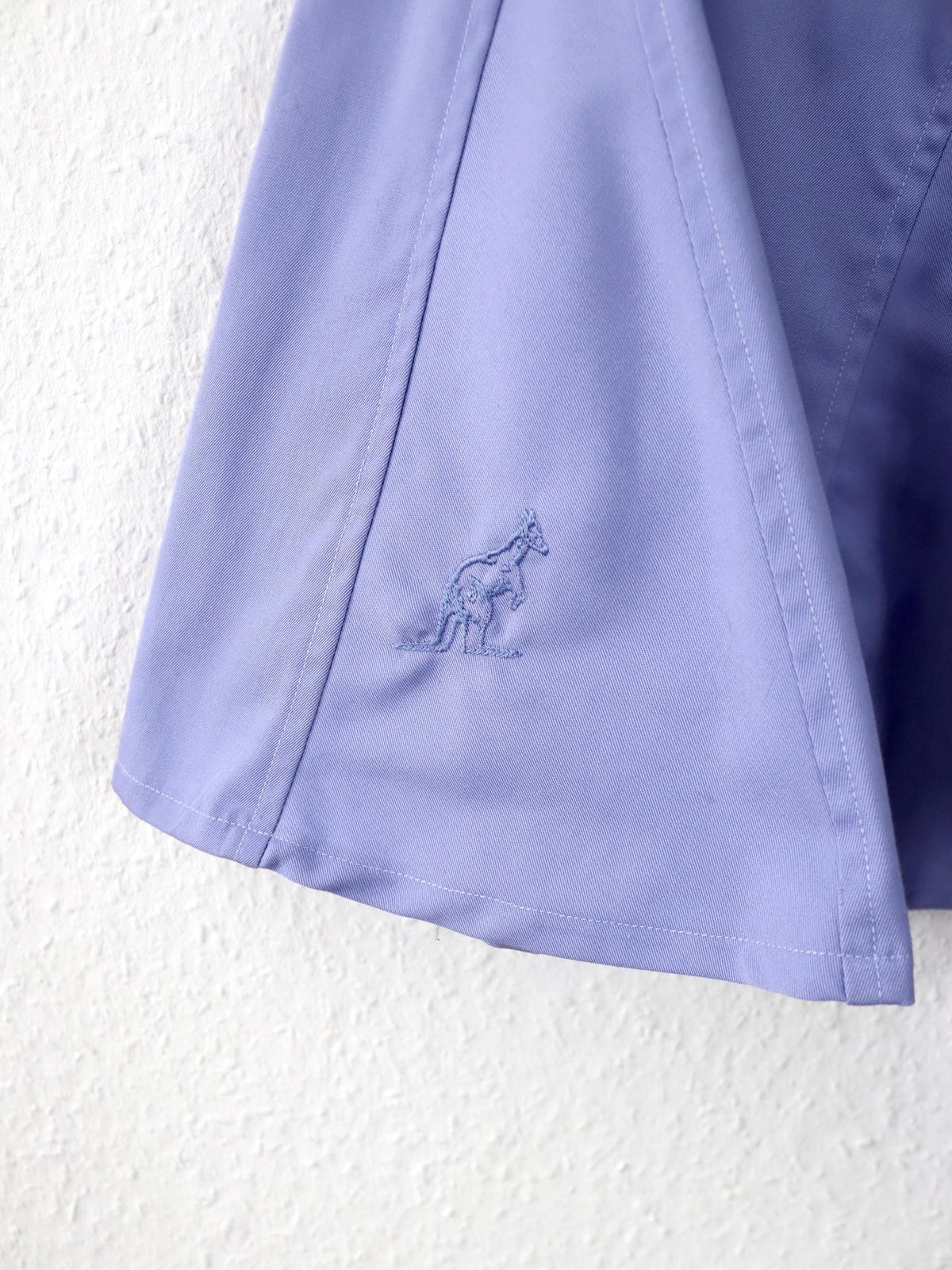 Vintage 80er 90er AUSTRALIAN Bundfaltenrock Tennisrock Mini Flieder highwaist 42
