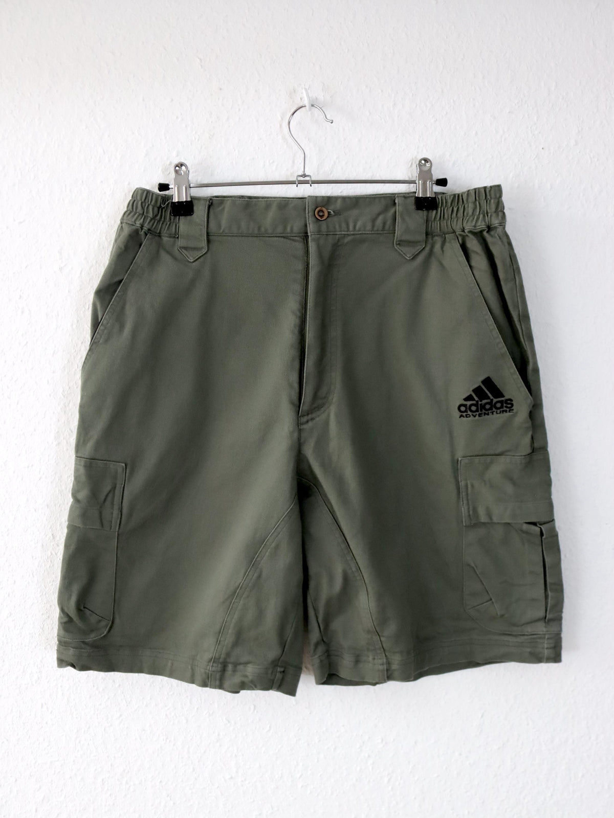 Vintage 90er 00er ADIDAS Adventure Cargopants Shorts kurze Hose Khaki M