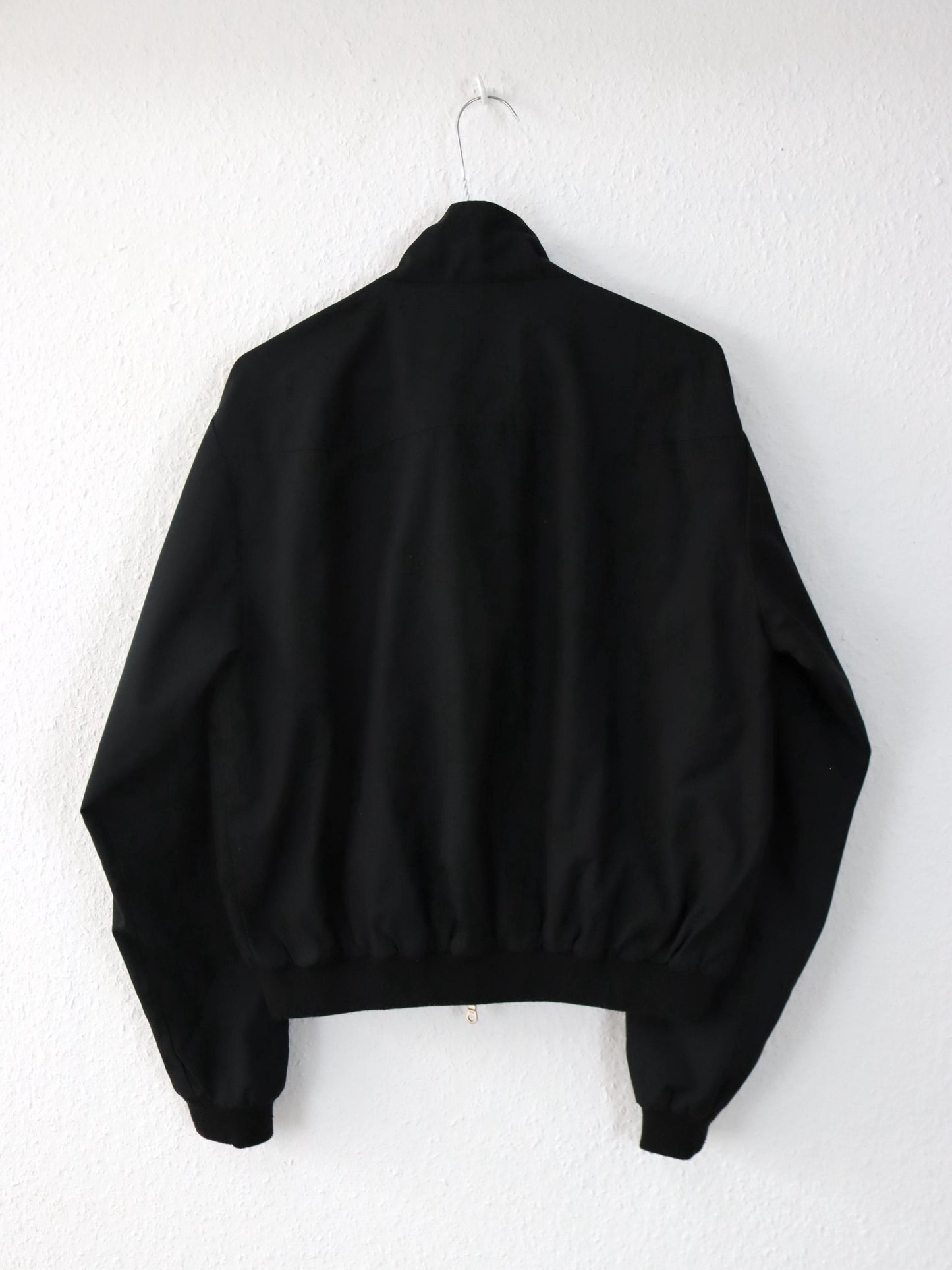 Vintage 80er 90er LONSDALE Bomberjacke Blouson Stehkragen schwarz Harrington Jacke S