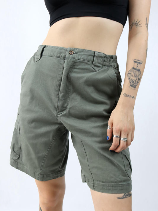 Vintage 90er 00er ADIDAS Adventure Cargopants Shorts kurze Hose Khaki M