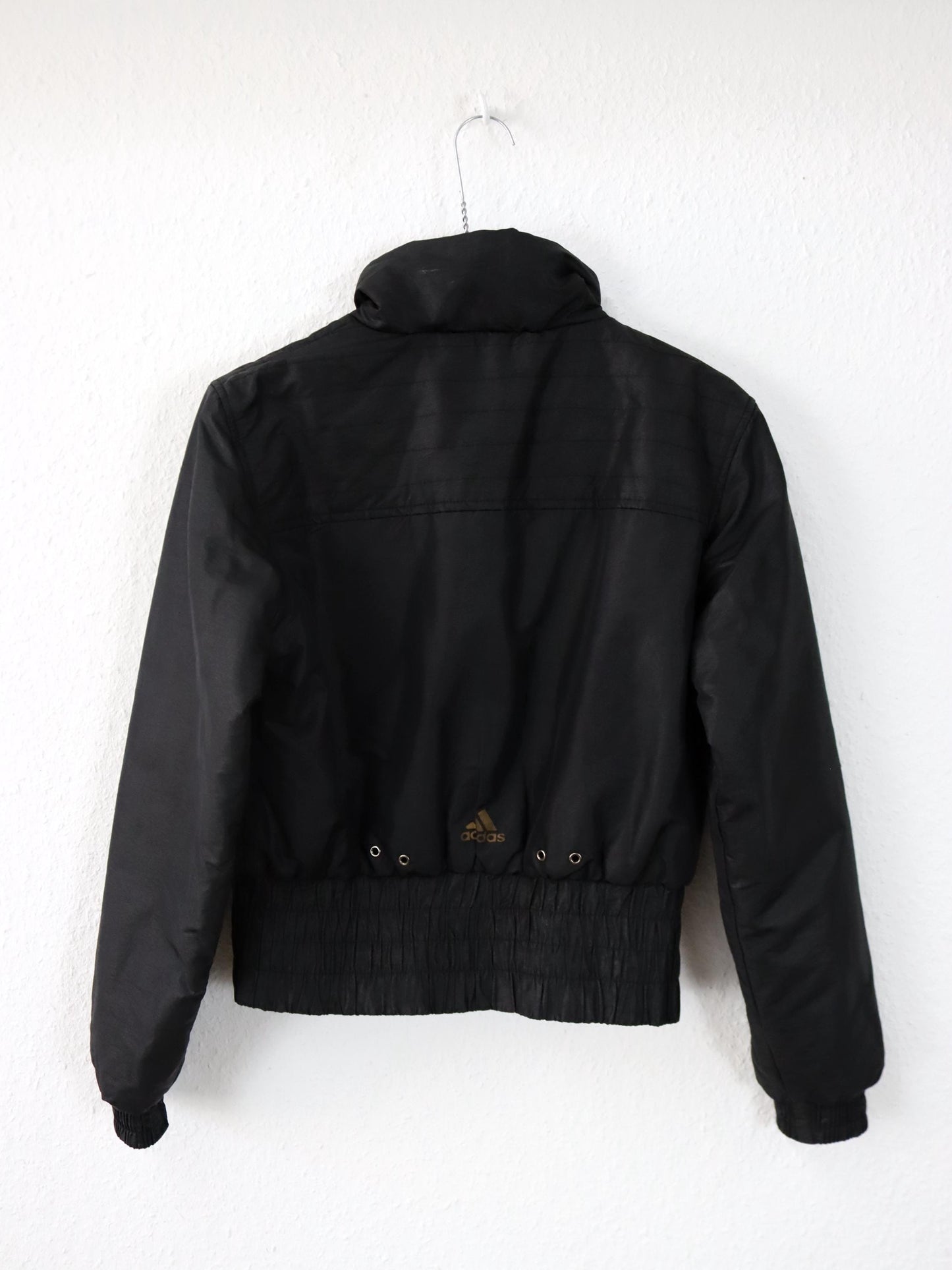 Vintage 00er Y2k ADIDAS Jacke Stehkragen Bomberjacke bauchfrei 2008 S