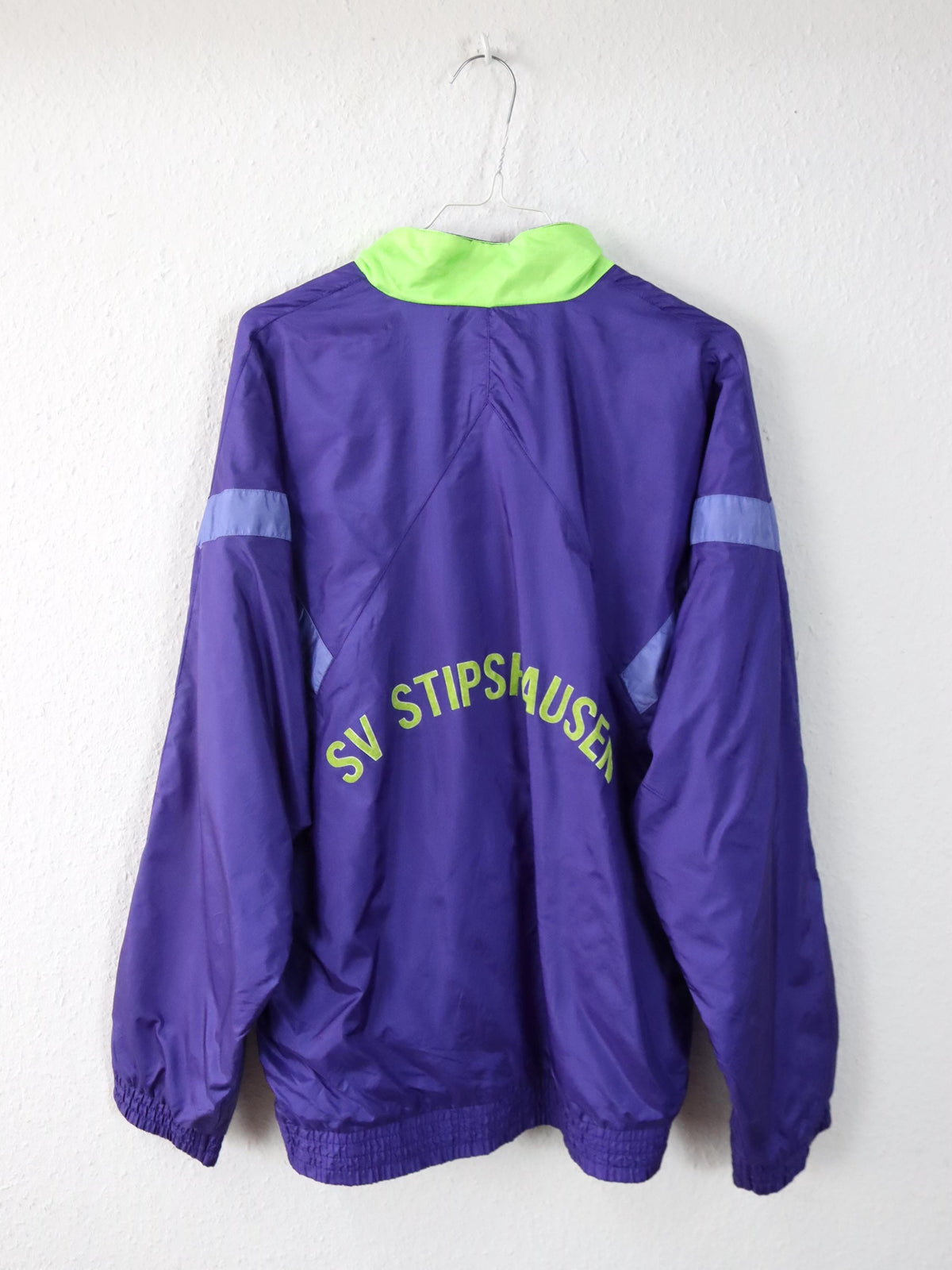 Vintage 80er 90er ADIDAS Trainingsjacke Jacke Stehkragen lila D6 M