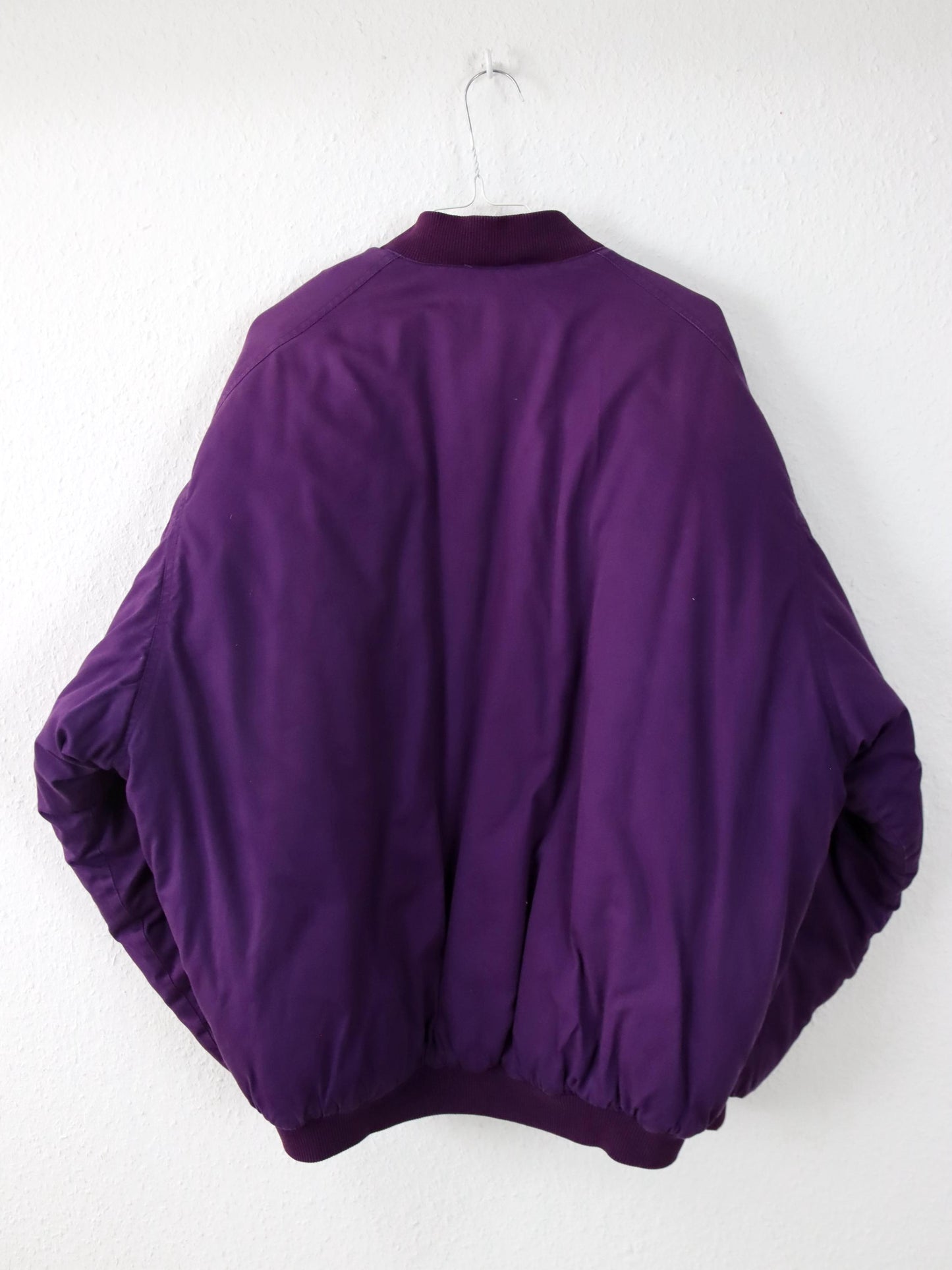 Vintage 80er 90er ESPRIT Bomberjacke Jacke gefüttert lila versitze M