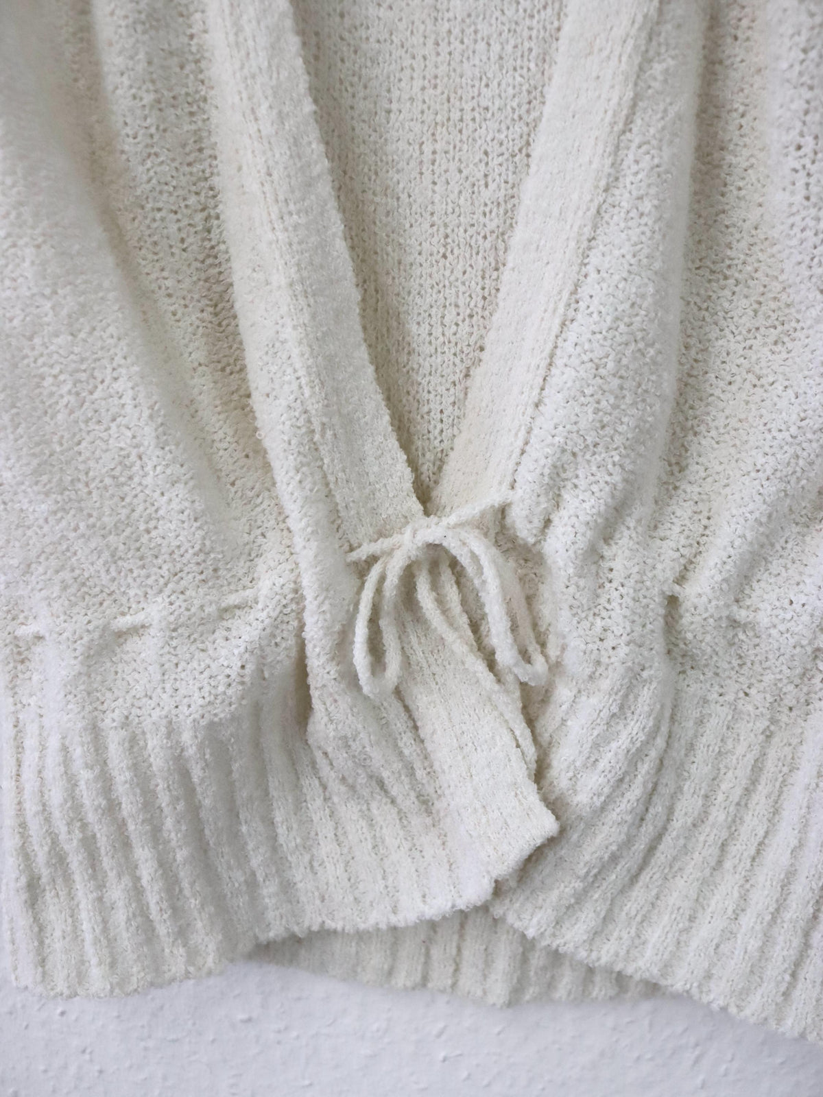 Vintage 80er 90er Strickweste Weste Creme top ärmellos 40