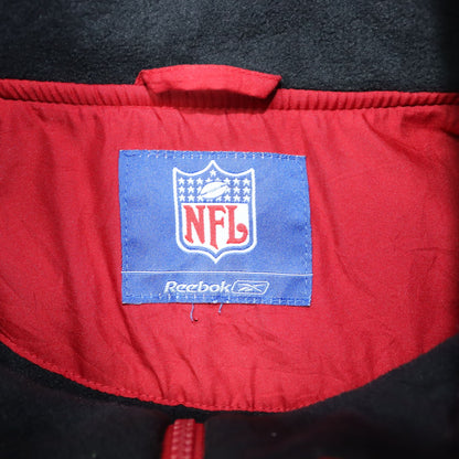 Vintage jacket lined red SF 49ers NFL REEBOK xl