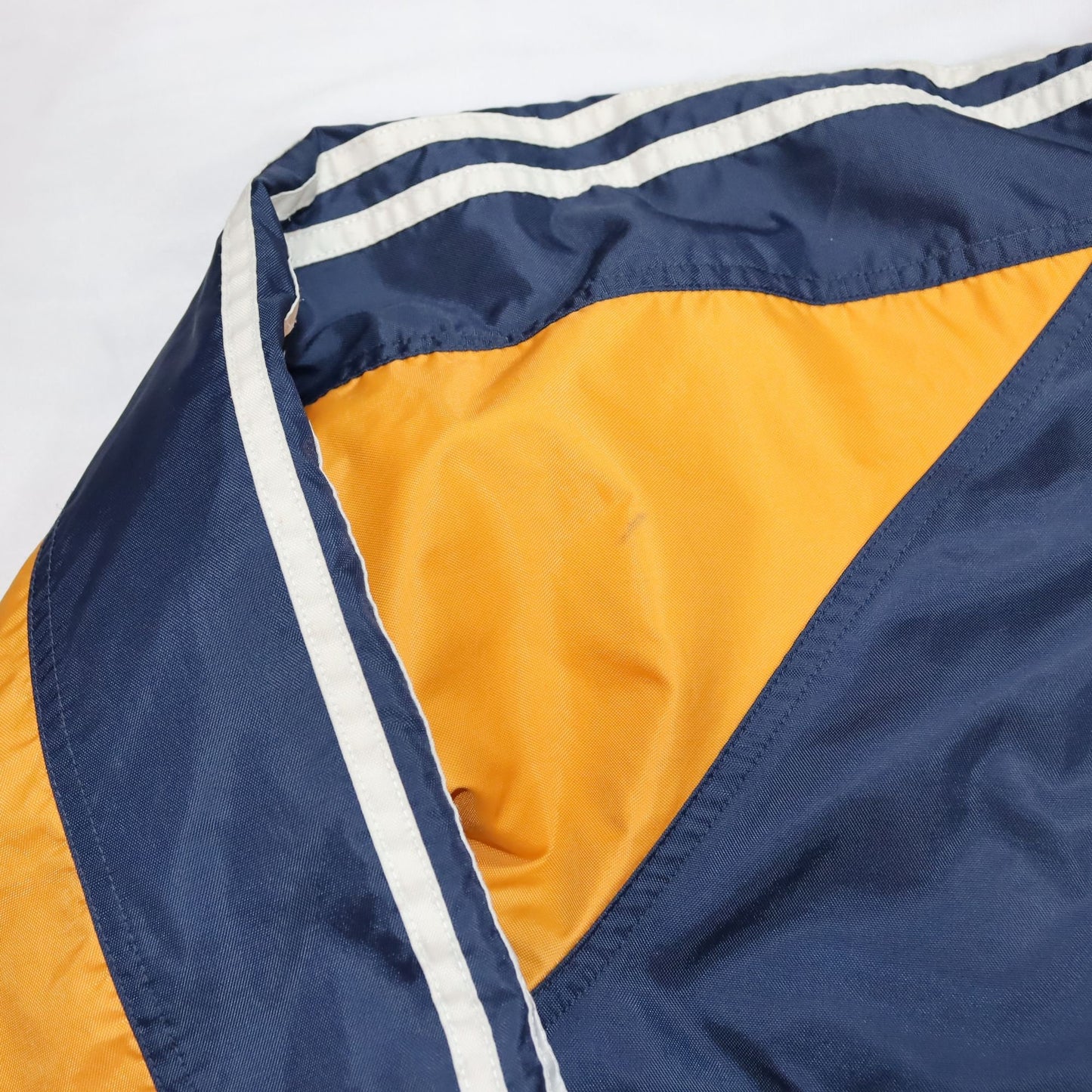 Vintage rain jacket lightly lined yellow dark blue Gore-Tex ADIDAS 164 S