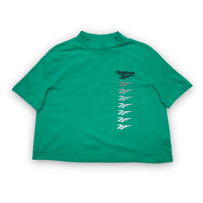 Vintage crop t-shirt green REEBOK Classics M