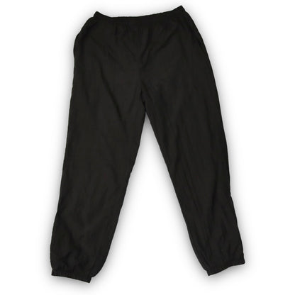 Vintage sweatpants training pants baggy gloss black XL