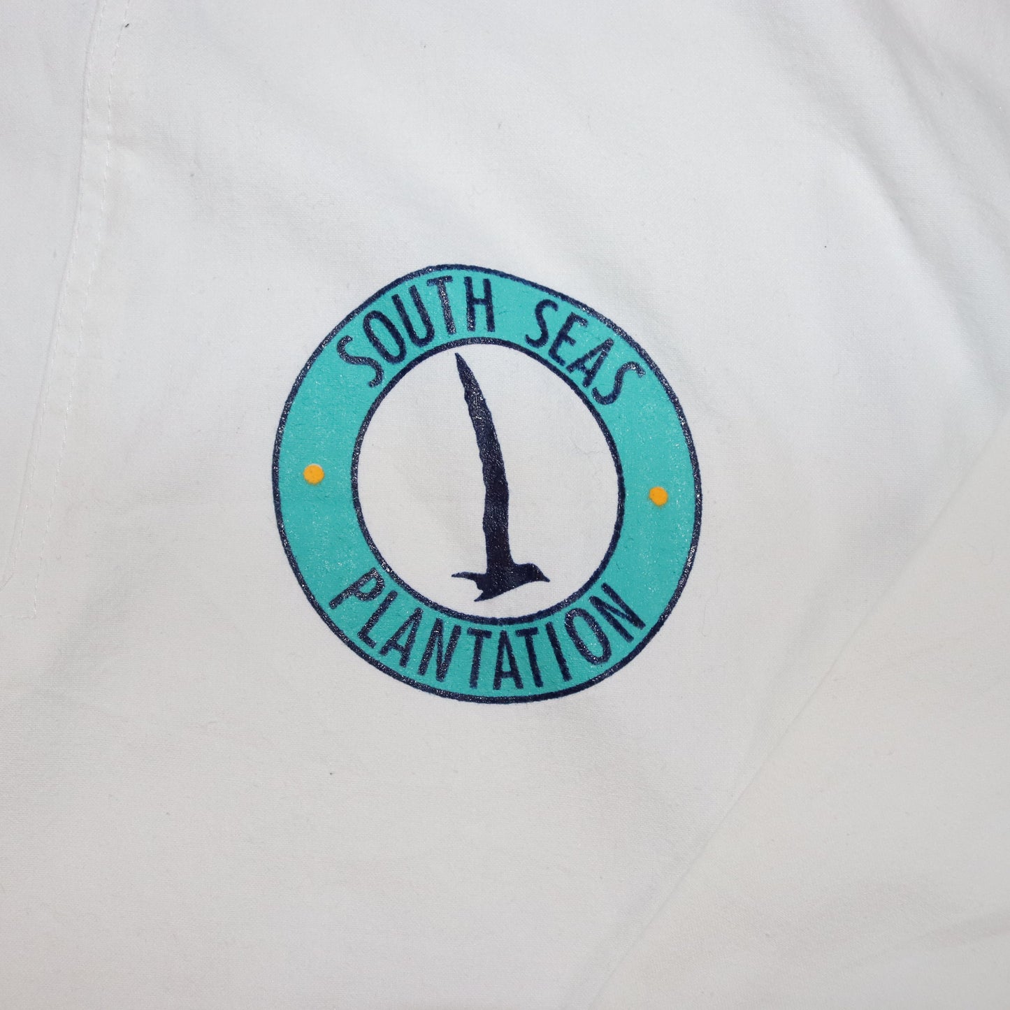 Vintage Jacke Sweatshirt weiß dunkelblau SOUTH SEAS Gear XL