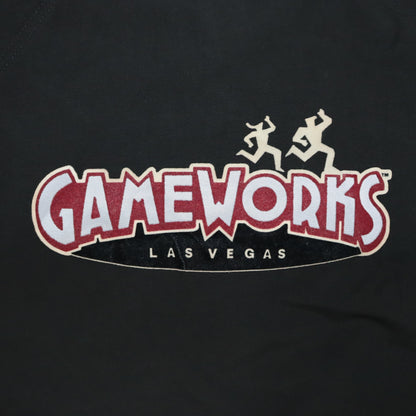 Vintage thin jacket black GAMEWORK Las Vegas M